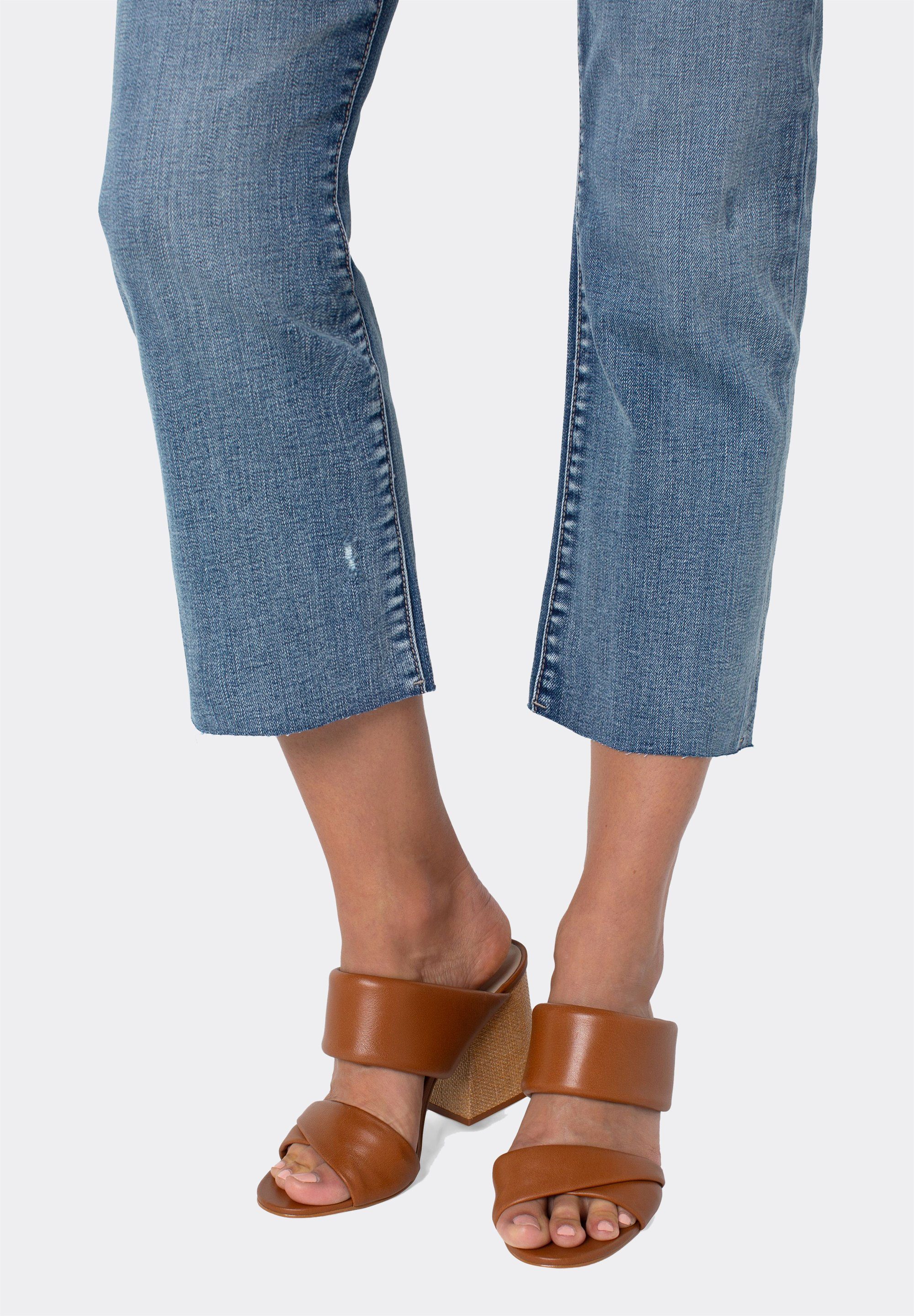Stretchy Flare Hannah Ankle-Jeans und Crop komfortabel Liverpool