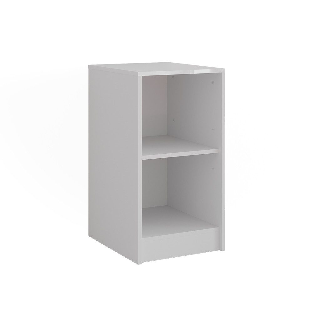 Vicco Kommode Sherry, Weiß/Weiß Hochglanz, 40.2 x 76 cm (1 St)
