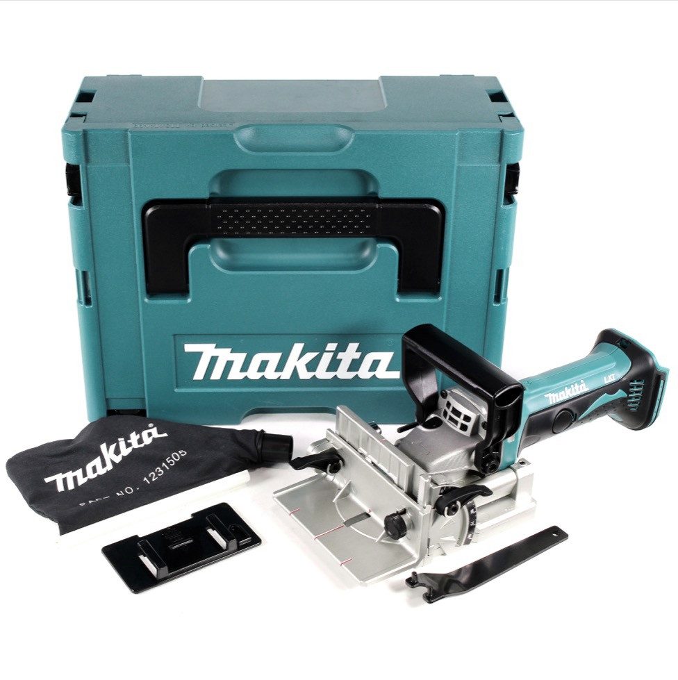 Makita Nutfräse DPJ 180 ZJ 18 V Li-Ion Akku Nutfräse Solo im Makpac