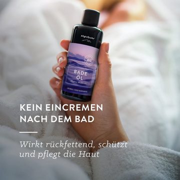 Allgäuquelle Badezusatz Bio Badeöl Allgäuer Nachtruhe Badezusatz, mit Lavendel, Zeder und Mandarine