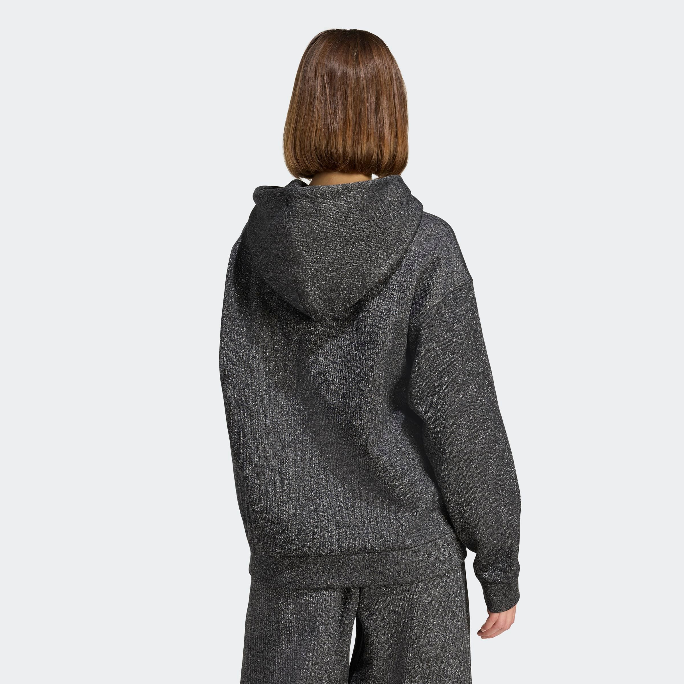 adidas Sportswear Kapuzensweatshirt ALL SZN HOLIDAY GLITTER FLEECE LOOSE HOODIE