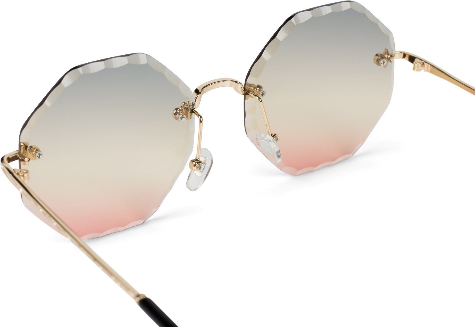 styleBREAKER Sonnenbrille Rahmenlose Runde Sonnenbrille mit günstig online kaufen