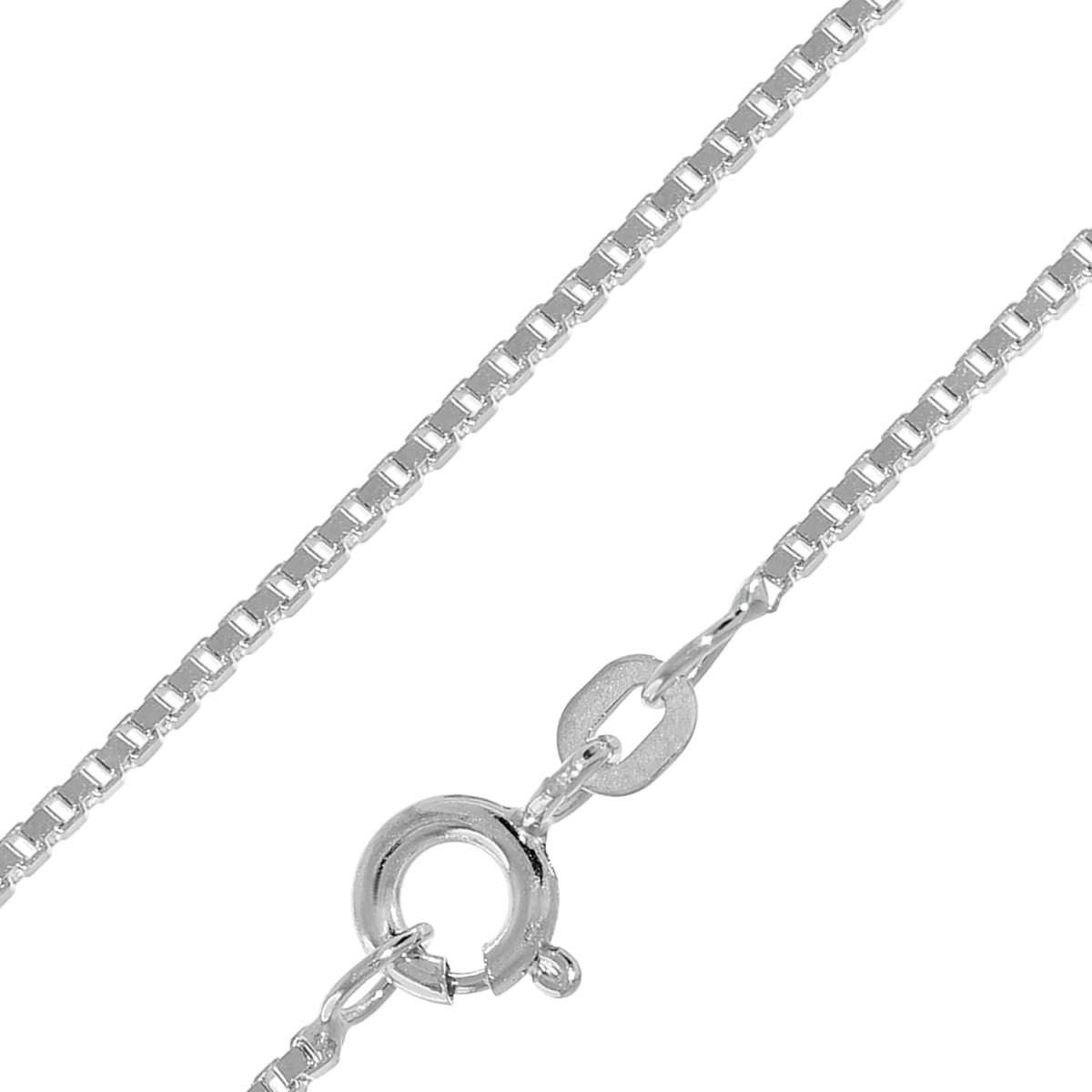 trendor Kette ohne Anhänger 41185, Veneziakette 925 Silber Collierkette 1,2 mm stark