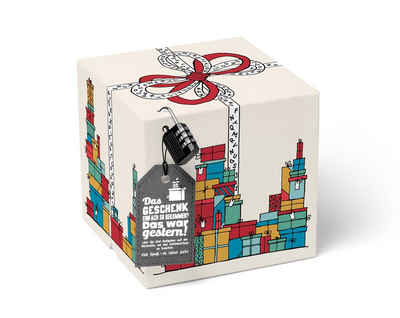 SURPRISA Geschenkbox Rätselbox, persönliche Geschenkverpackung + Rätselspiel - für Freundin, Freund, zur Hochzeit oder zum Geburtstag - farbig