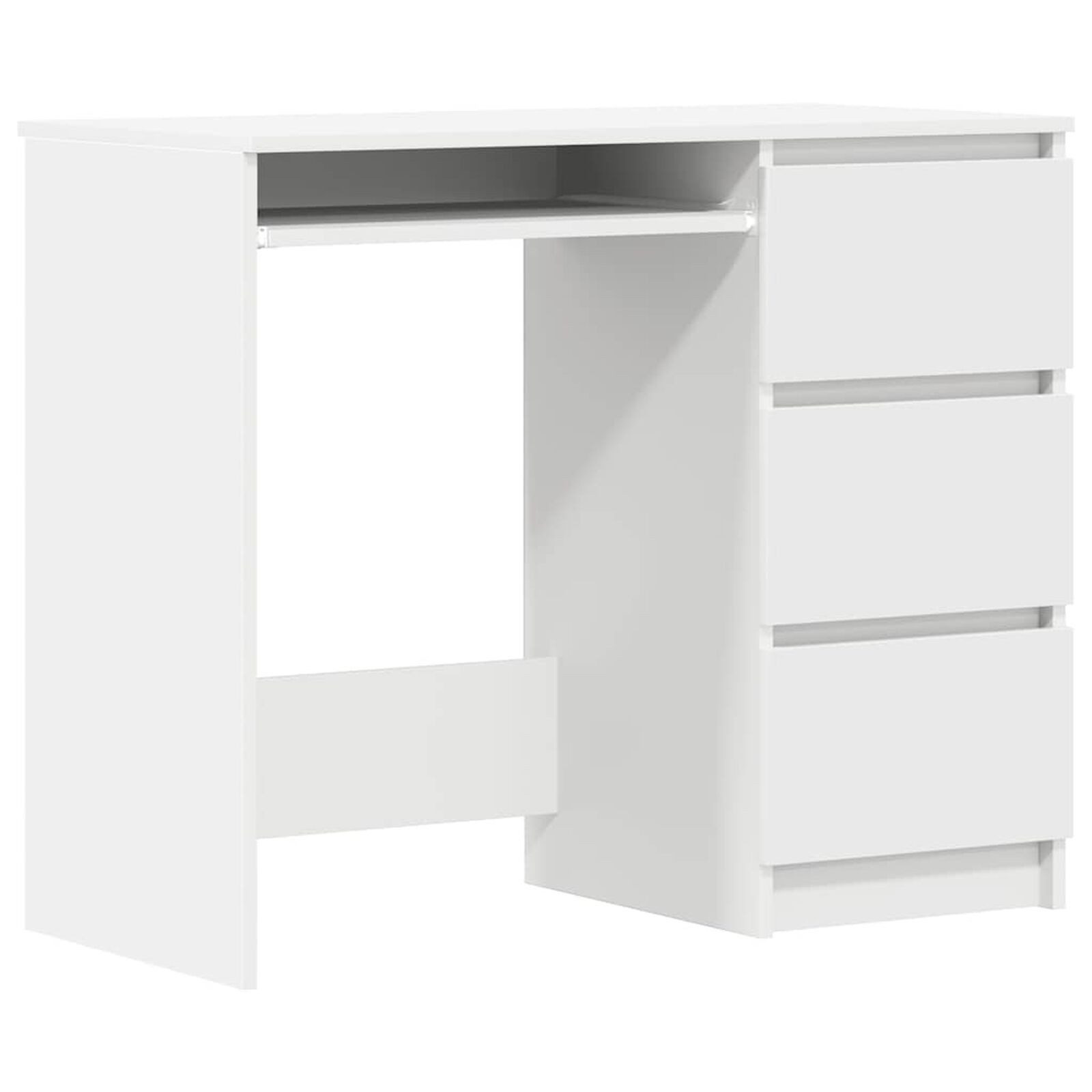 DOTMALL Schreibtisch Schreibtisch Weiß 90x45x76 cm günstig online kaufen