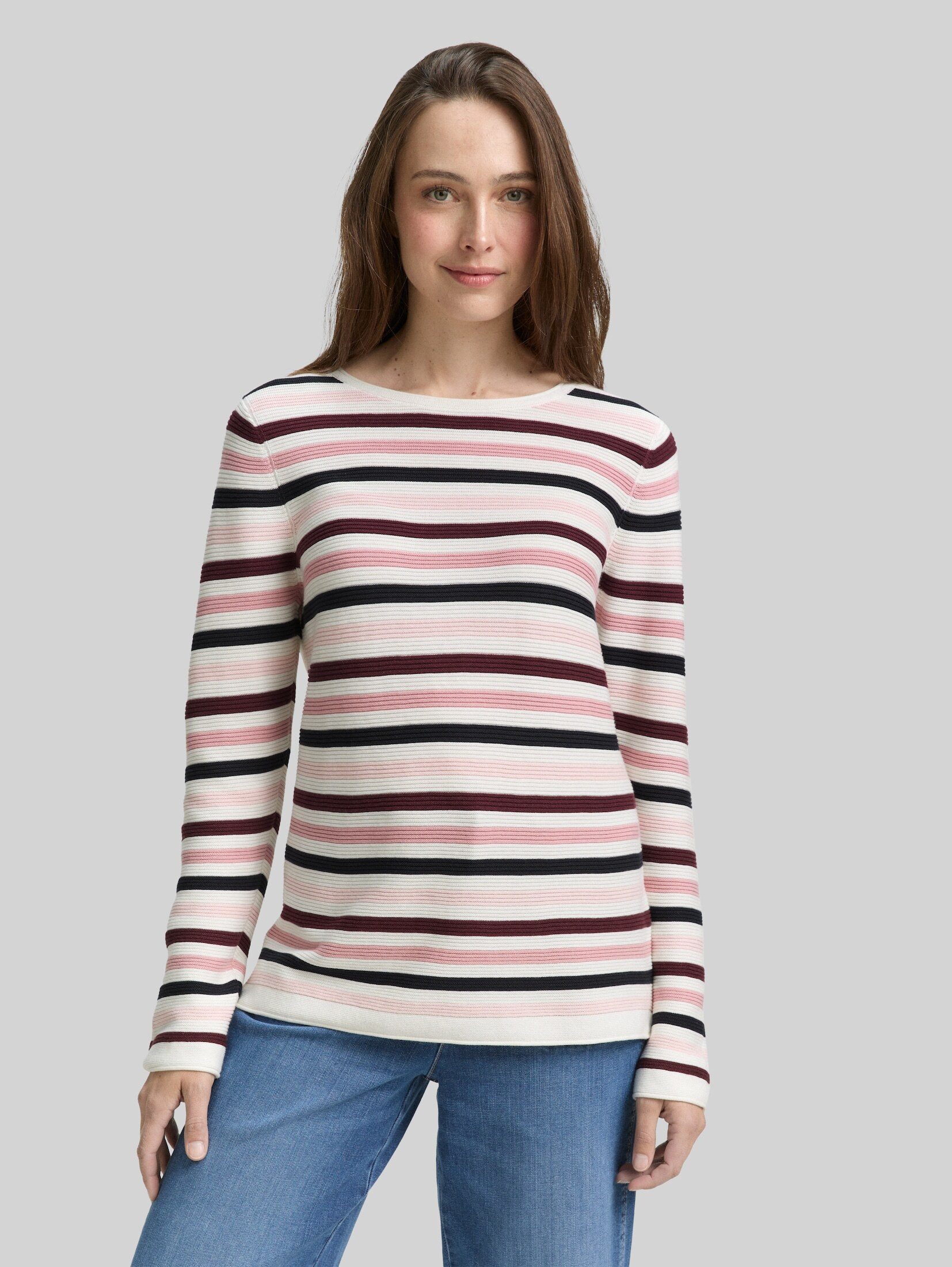 TOM TAILOR Strickpullover Pullover & Strickjacken Strickpullover aus Baumwolle