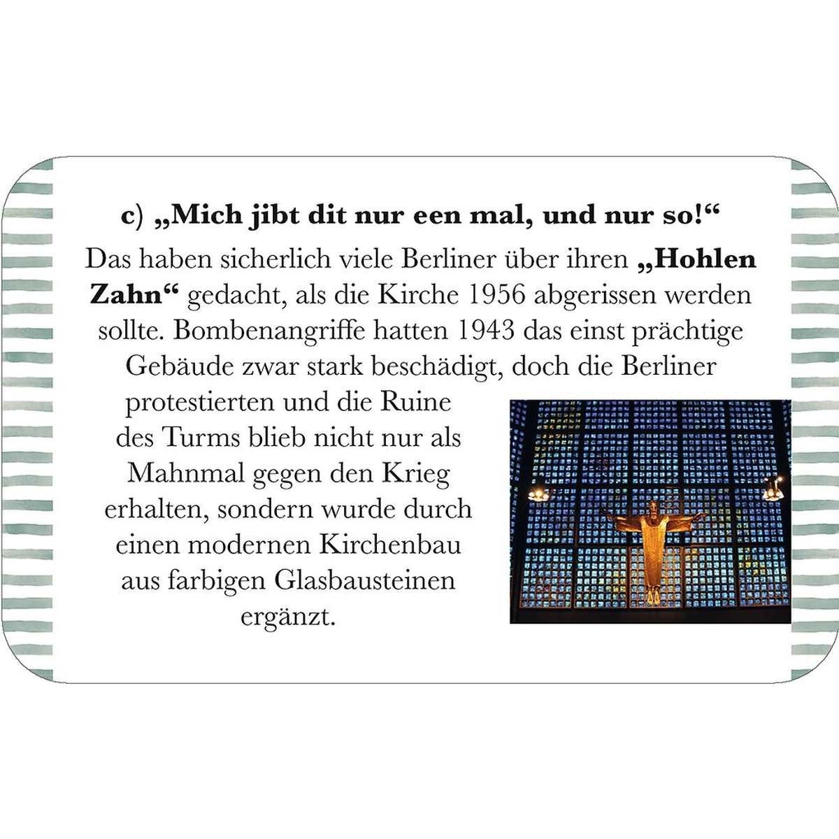 Moses. Verlag Spiel Städte Quiz mit 75 Fragen Wissensspiel in Metalldose