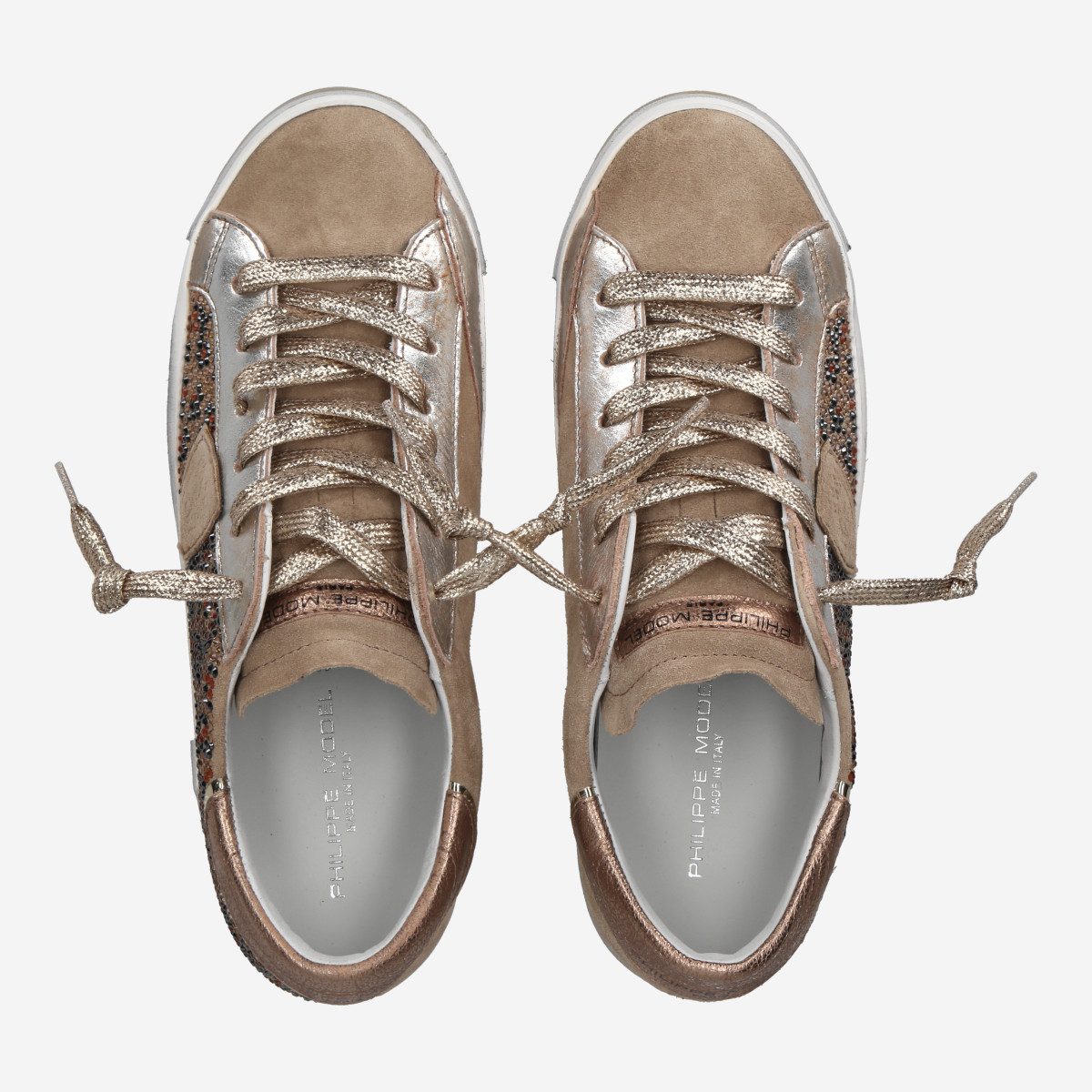 PHILIPPE MODEL Philippe Model PRSX LOW, Sneaker, Gold, Damen Sneaker