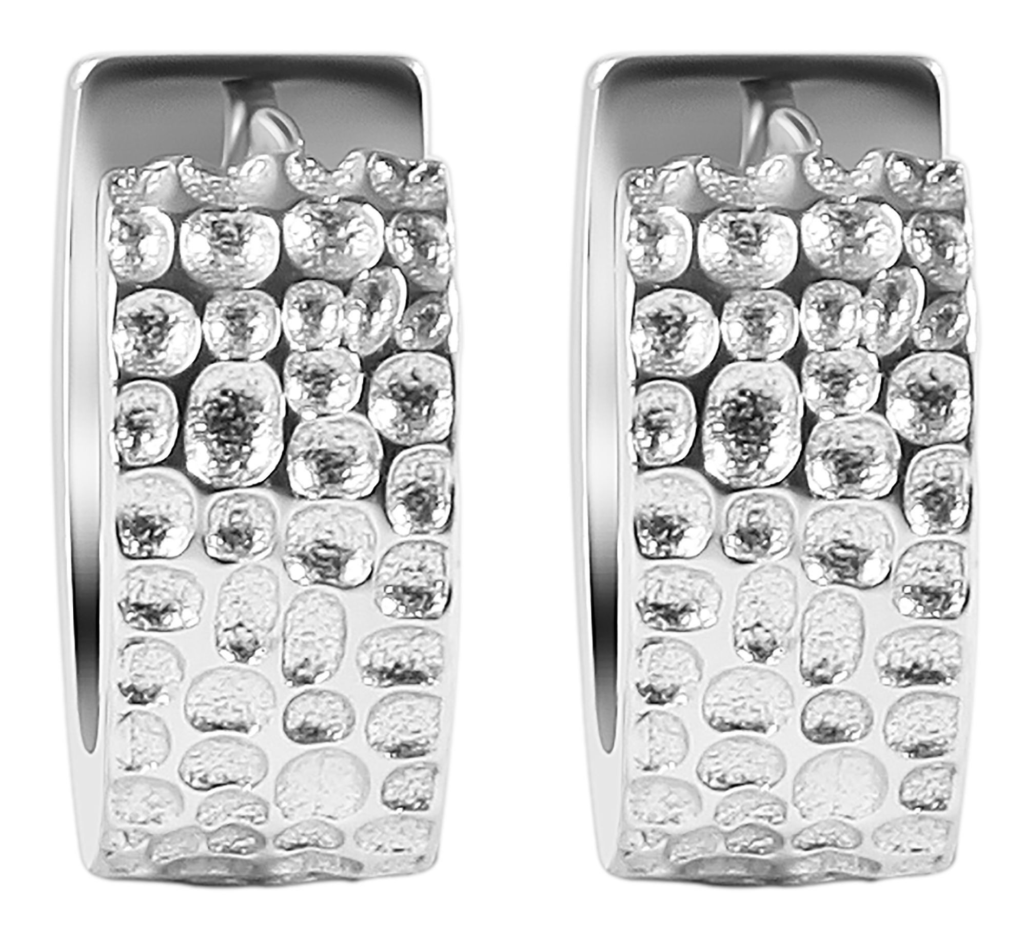 Adelia´s Klappcreolen Ohrringe – Klappcreole aus 925 Silber, Ein stilvolles Geschenk für besondere Momente