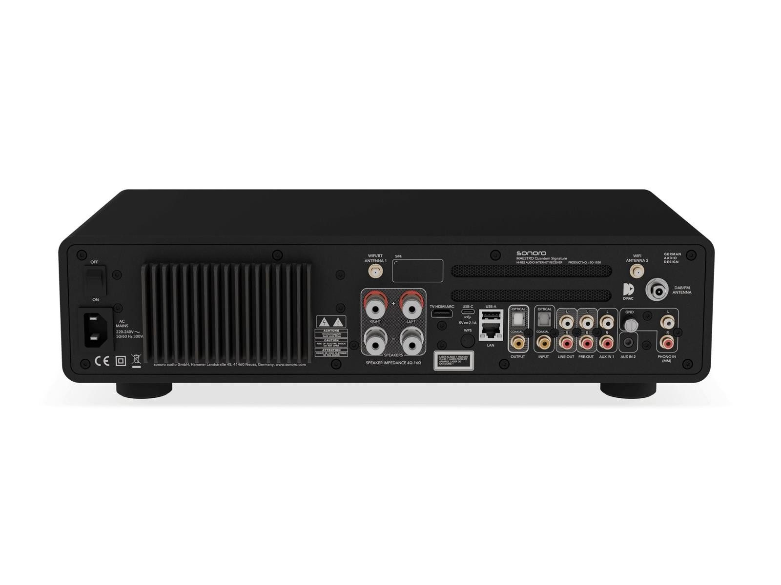 Sonoro Sonoro Maestro Quantum Signature Stereoreceiver Vollverstärker