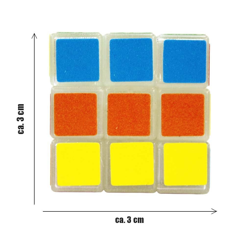 Trendhaus Würfelpuzzle 36 Stück Mini Zauberwürfel 3x3 cm in Dose - 36 Stück, Puzzleteile