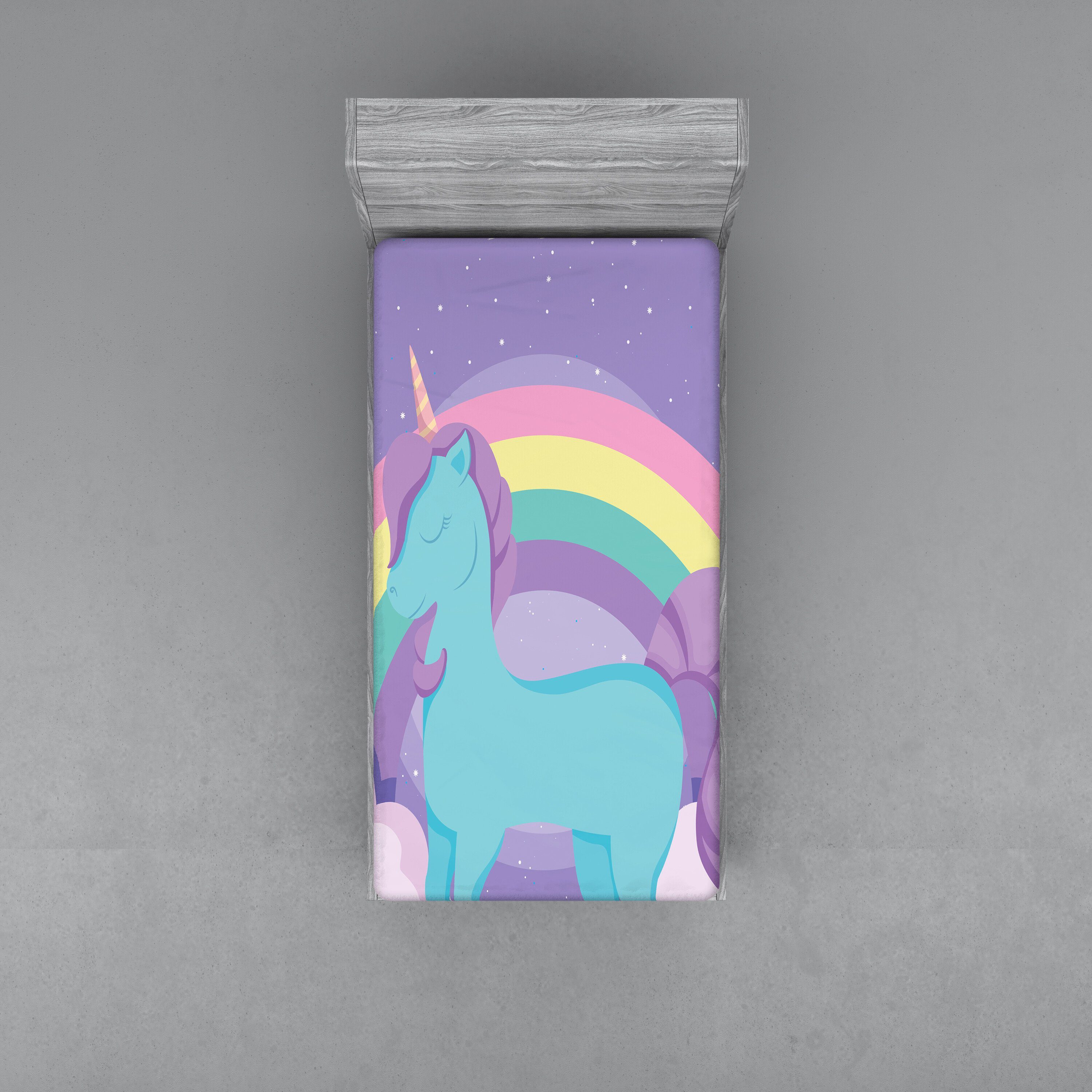 Abakuhaus Spannbettlaken Soft Dekorativer Stoff Bettwäsche Rund-um Elastisc günstig online kaufen