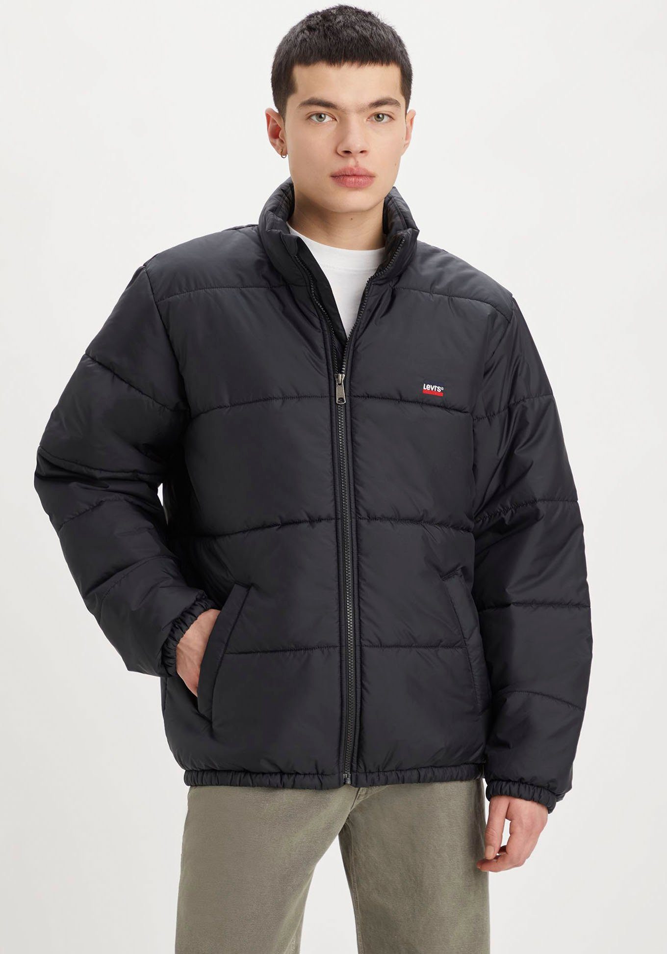 Levi's® Outdoorjacke SUNSET SHORT PUFFER jet black