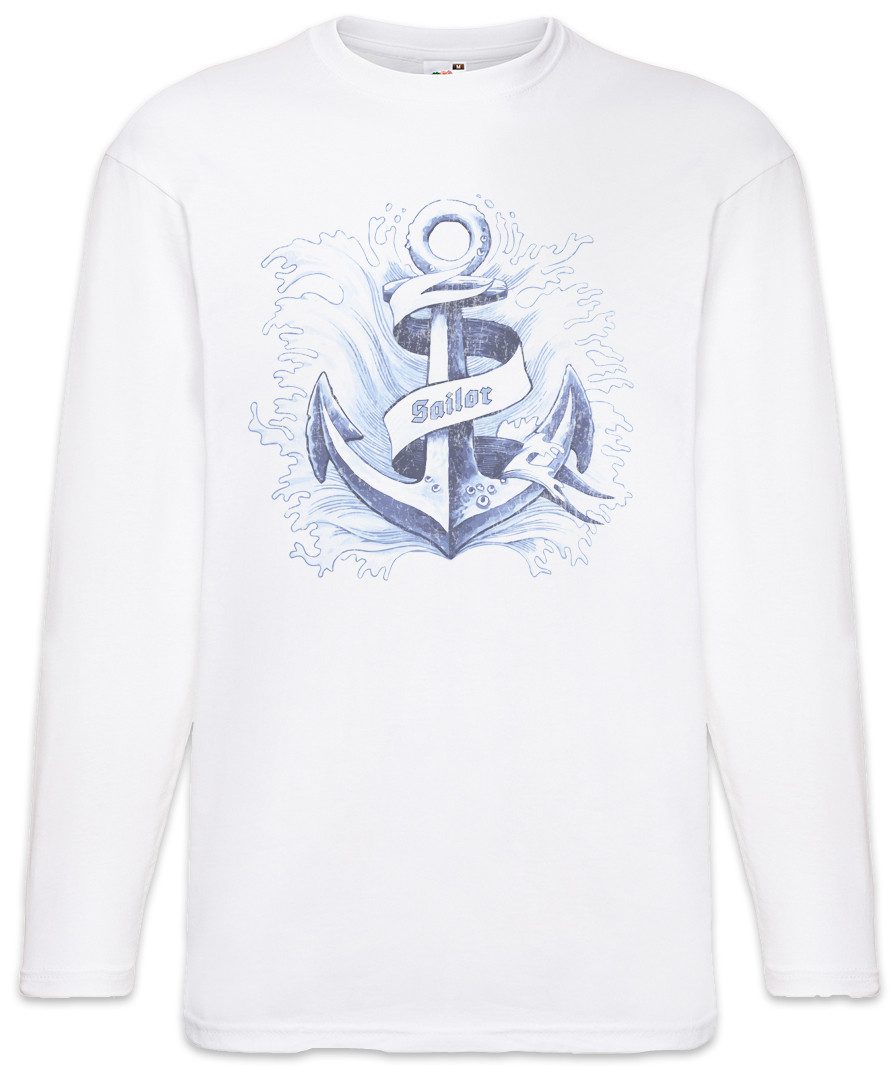 Langarmshirt Anchor III Sailor Langarm T-Shirt Anker Tattoo Oldschool Jerry Art