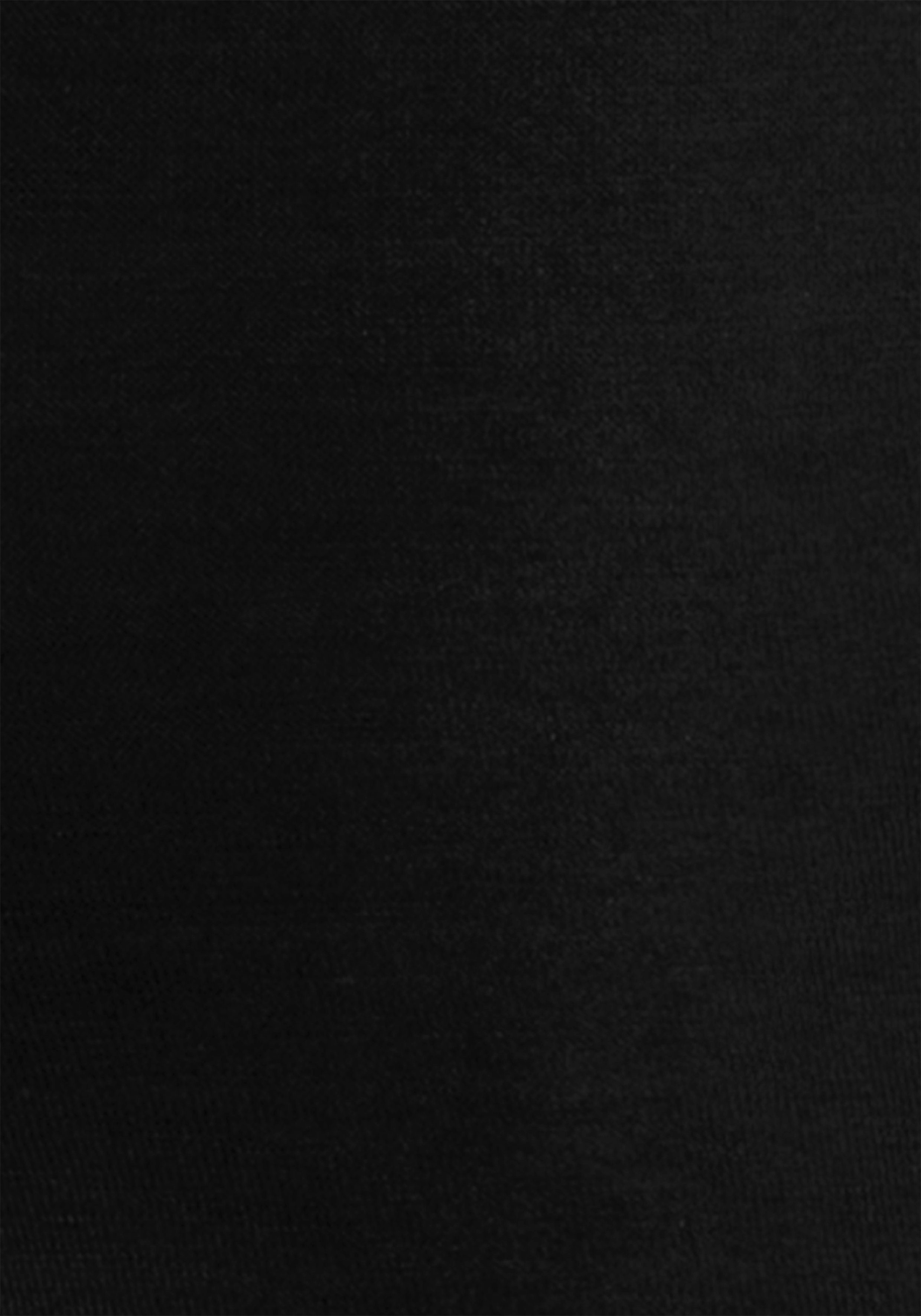 Streifen 4-St) modischem unifarben schwarz Boxer oder Bench. mit (Packung,