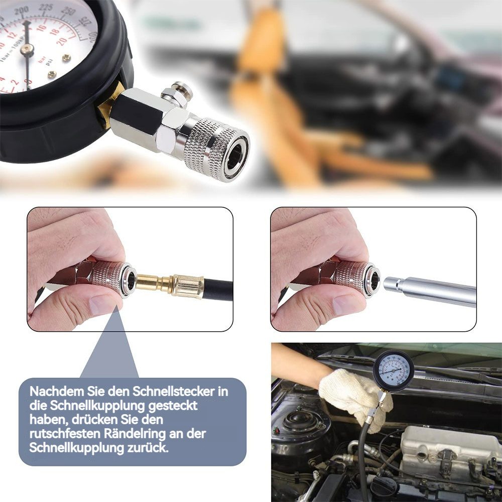 Hikity Druckluftgeräte-Set Druckluftgeräte-Set Kompressionsprüfer Set Kompr günstig online kaufen