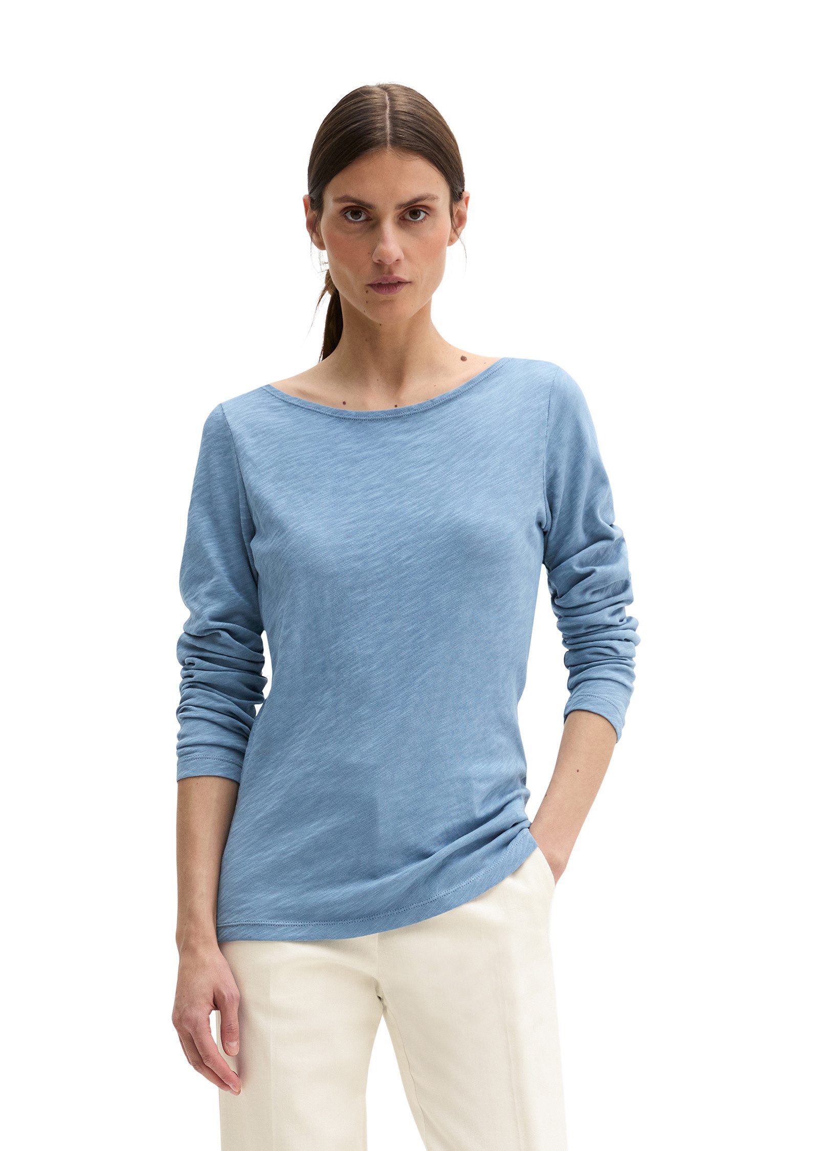 Marc O'Polo Langarmshirt aus Organic Cotton-Qualität