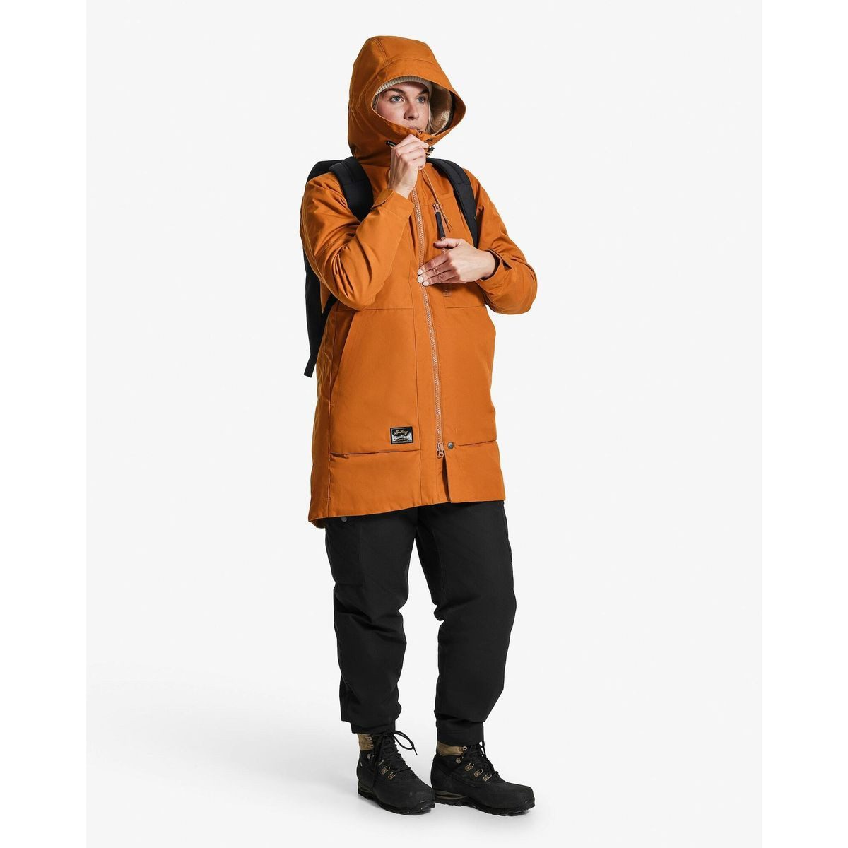 Lundhags Outdoorjacke Knak Pile Ws Parka Vielseitige Damen-Parka für Wandern und Trekking aus
