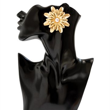 Rouemi Paar Ohrstecker Ohrringe für Frauen, Blumenohrringe Modisch und elegant