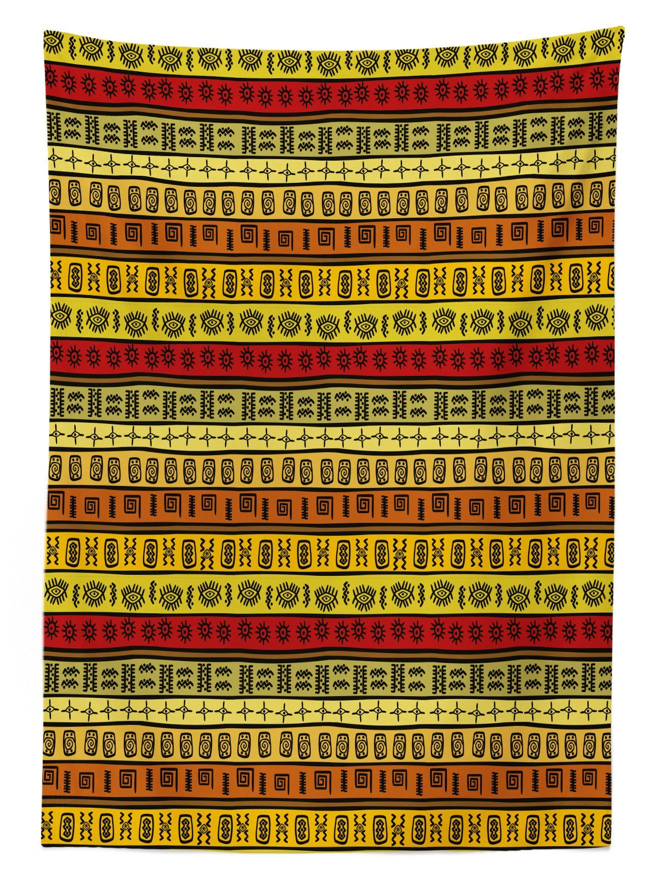 Abakuhaus Tischdecke Farbfest Waschbar Für afrikanisch Bereich Farben, den geeignet Außen Stammes Klare