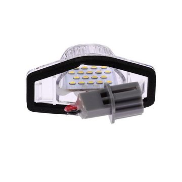 Vinstar KFZ-Ersatzleuchte LED Kennzeichenbeleuchtung E-geprüft für HONDA, kompatibel mit: HONDA Civic IX Jazz CR-V FR-V HR-V Insight