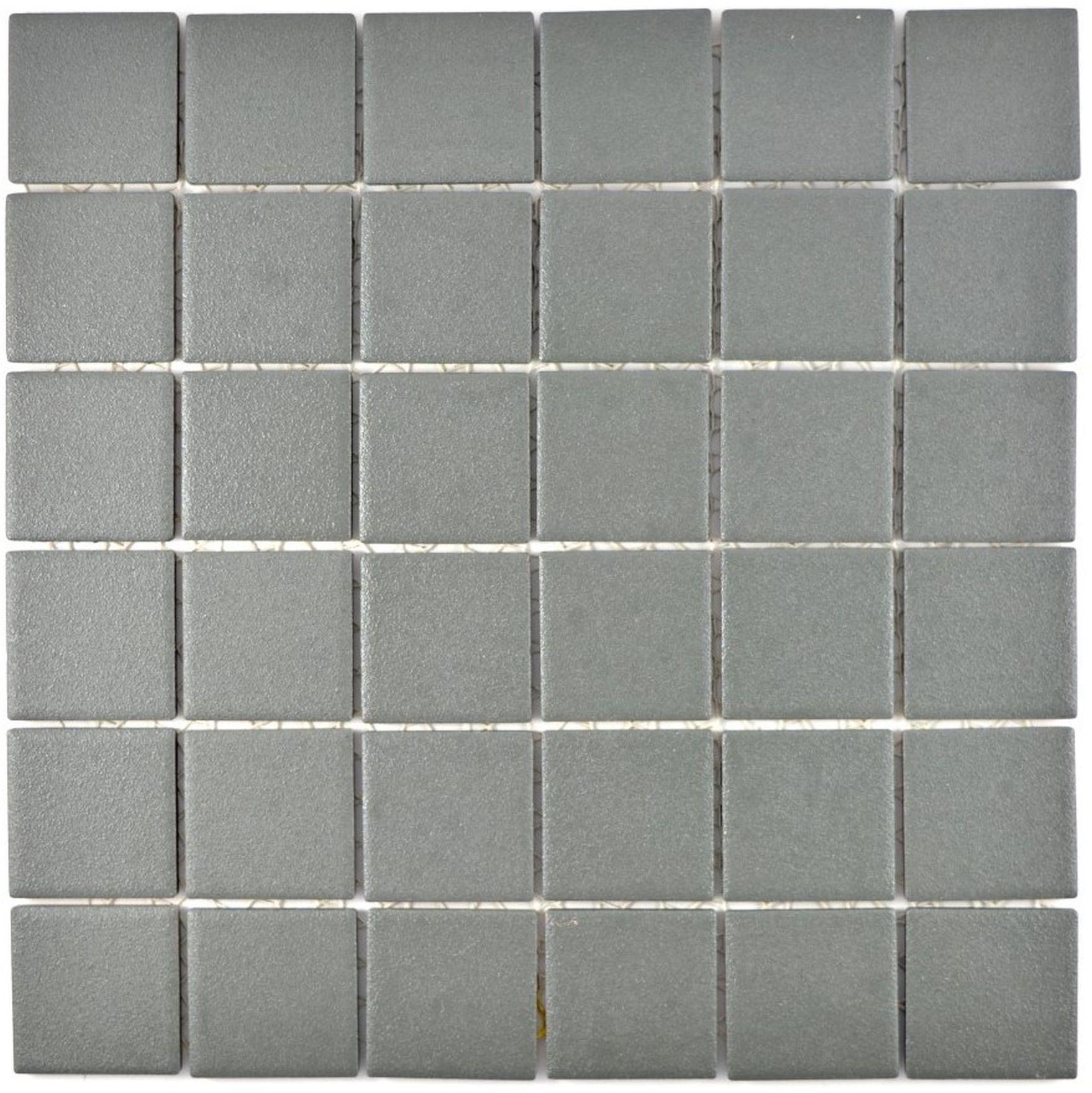 Mosani Mosaikfliesen Keramik Mosaik Fliese grau metall RUTSCHEMMEND RUTSCHSICHER Küche