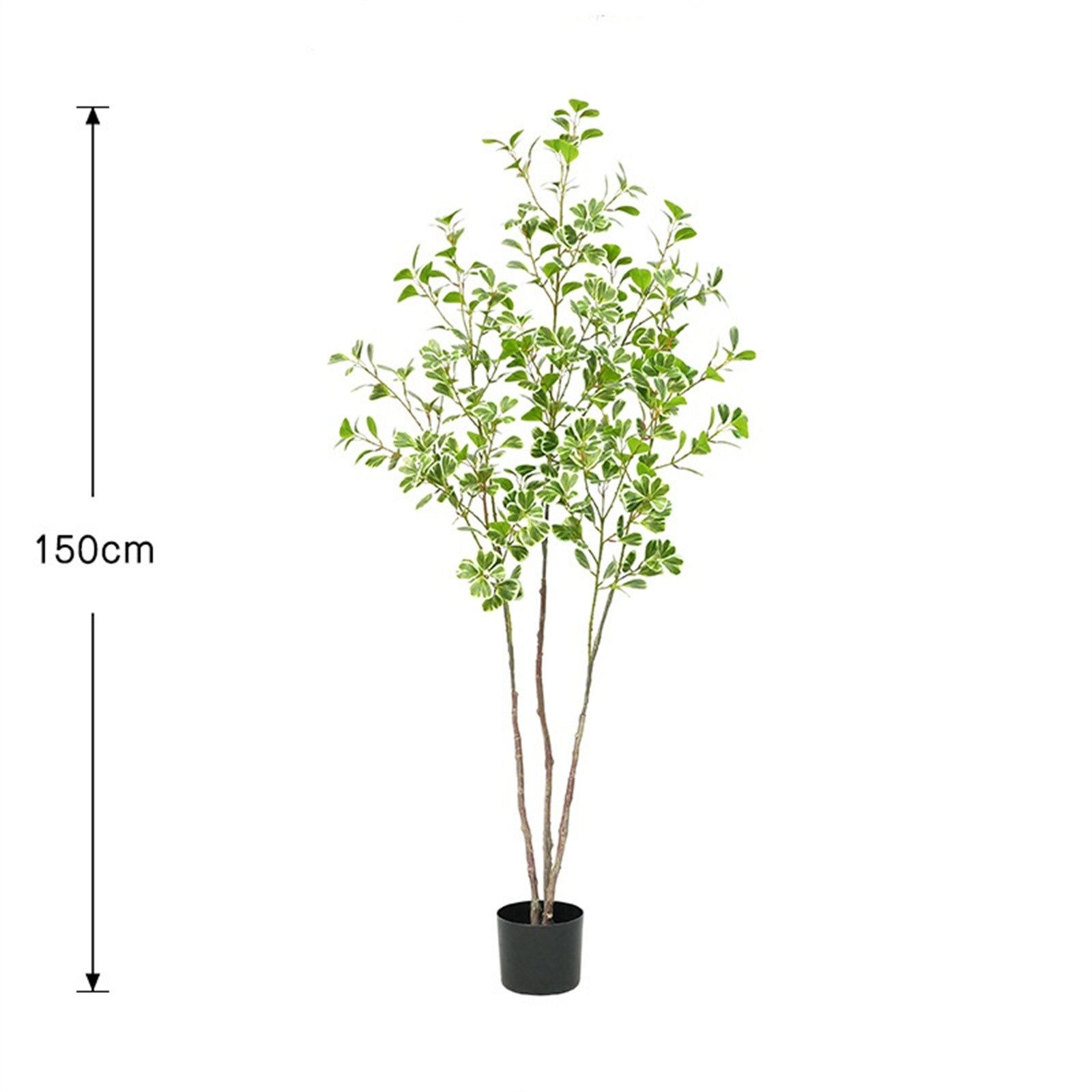 Kunstbonsai Künstlicher Ficus-Baum,Mit glatten und glänzenden Blättern,Pfla günstig online kaufen