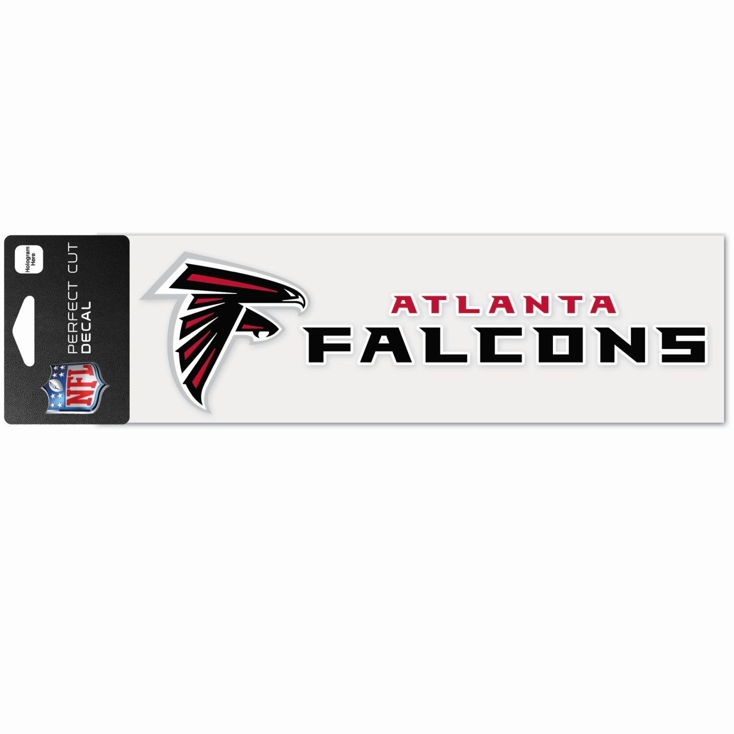 WinCraft Wanddekoobjekt NFL Perfect Cut Aufkleber 8x25cm Atlanta Falconss