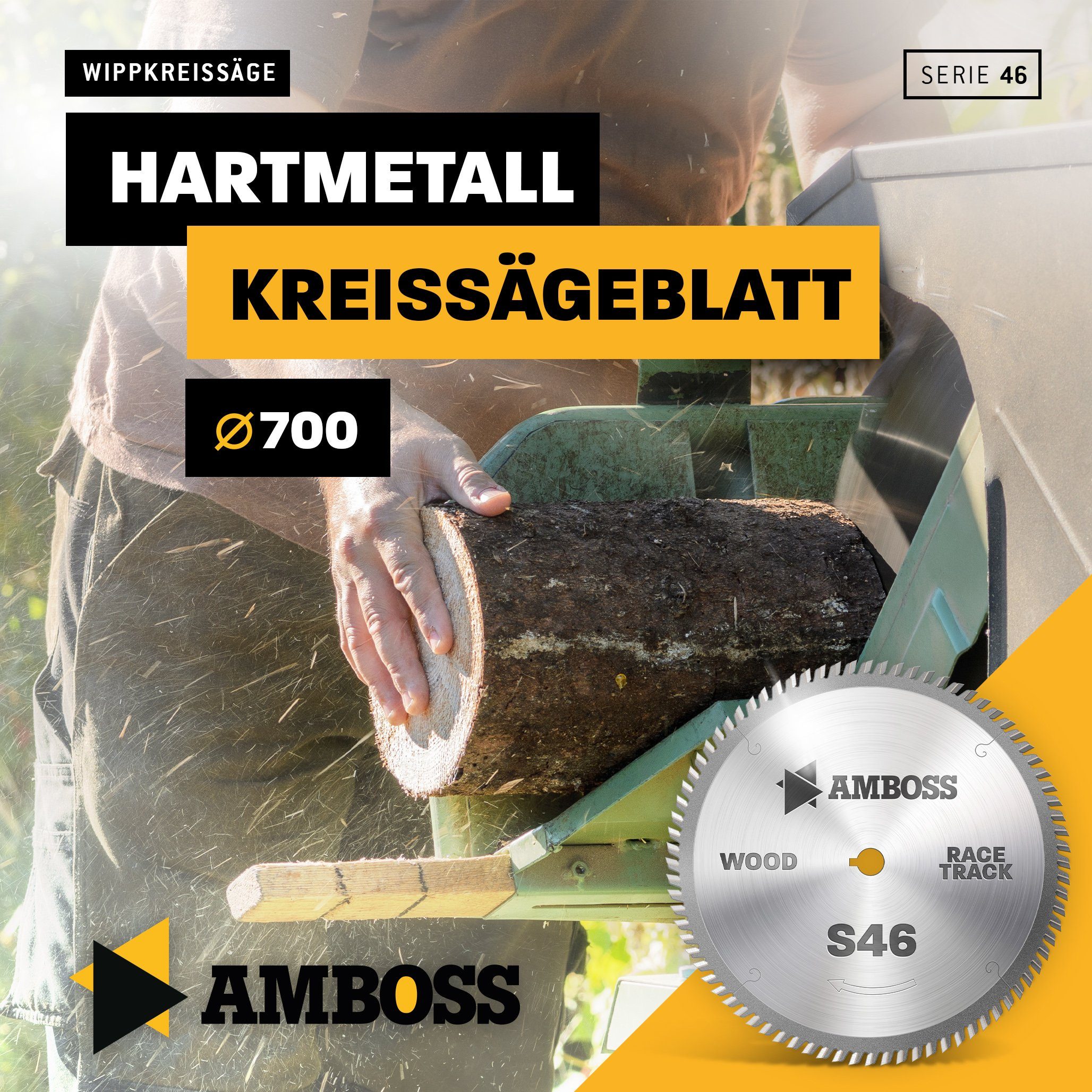 Thumbnail - Amboss Werkzeuge Kreissägeblatt HM Kreissägeblatt - 700 x 4/3.0 x 30 Z84 WZ