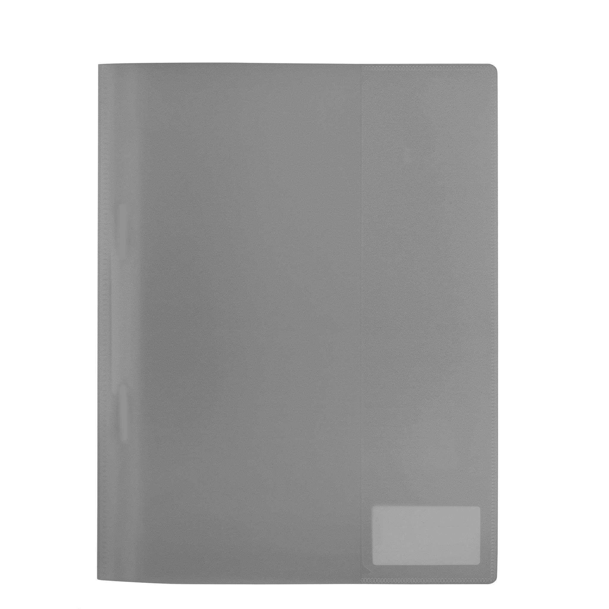 HERMA Hefter Herma Schnellhefter PP A4 transluzent grau