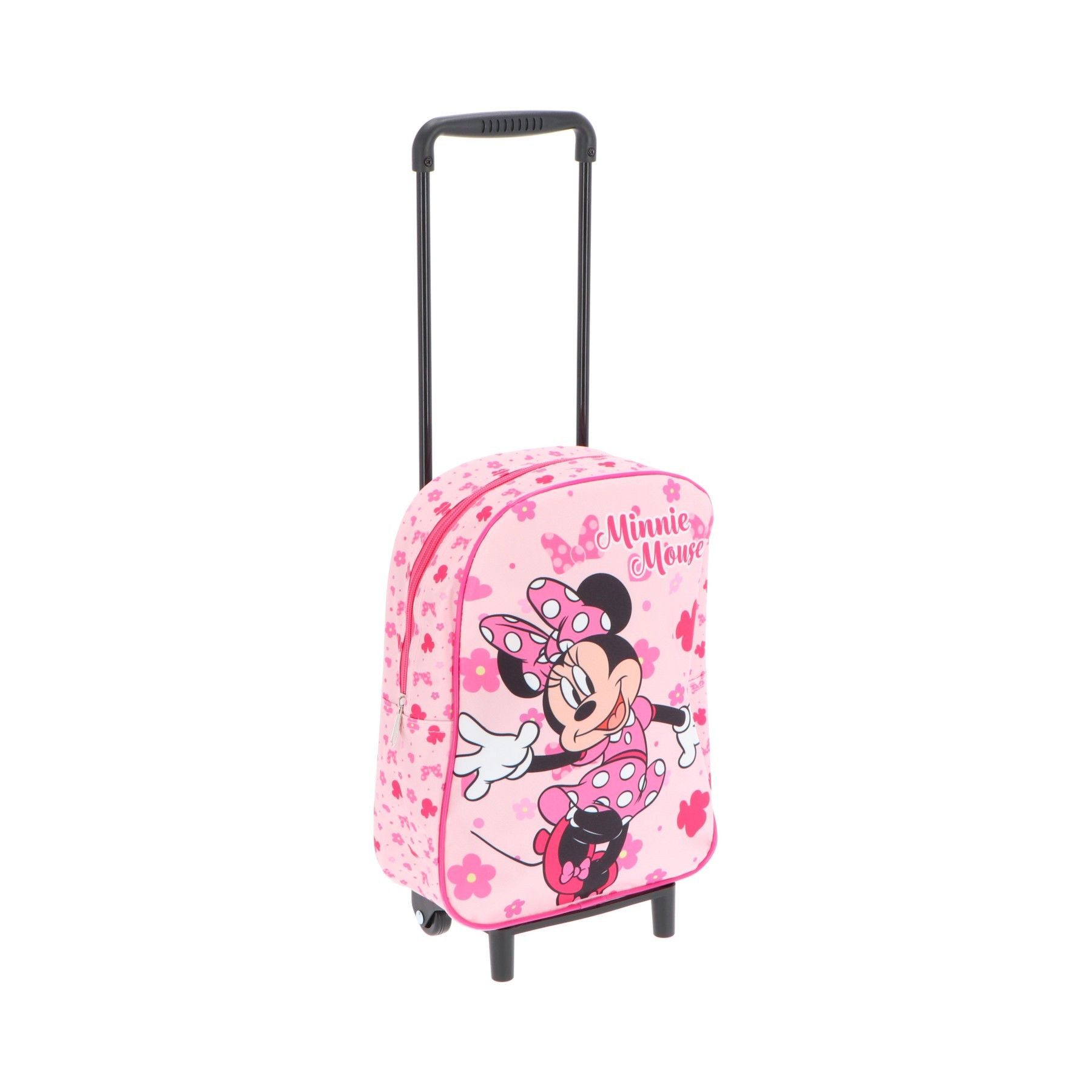 Textiel Trade B.V. Kinderrucksack Disney Minnie Mouse Trolley mit Rollen für Ausflüge & Urlaub