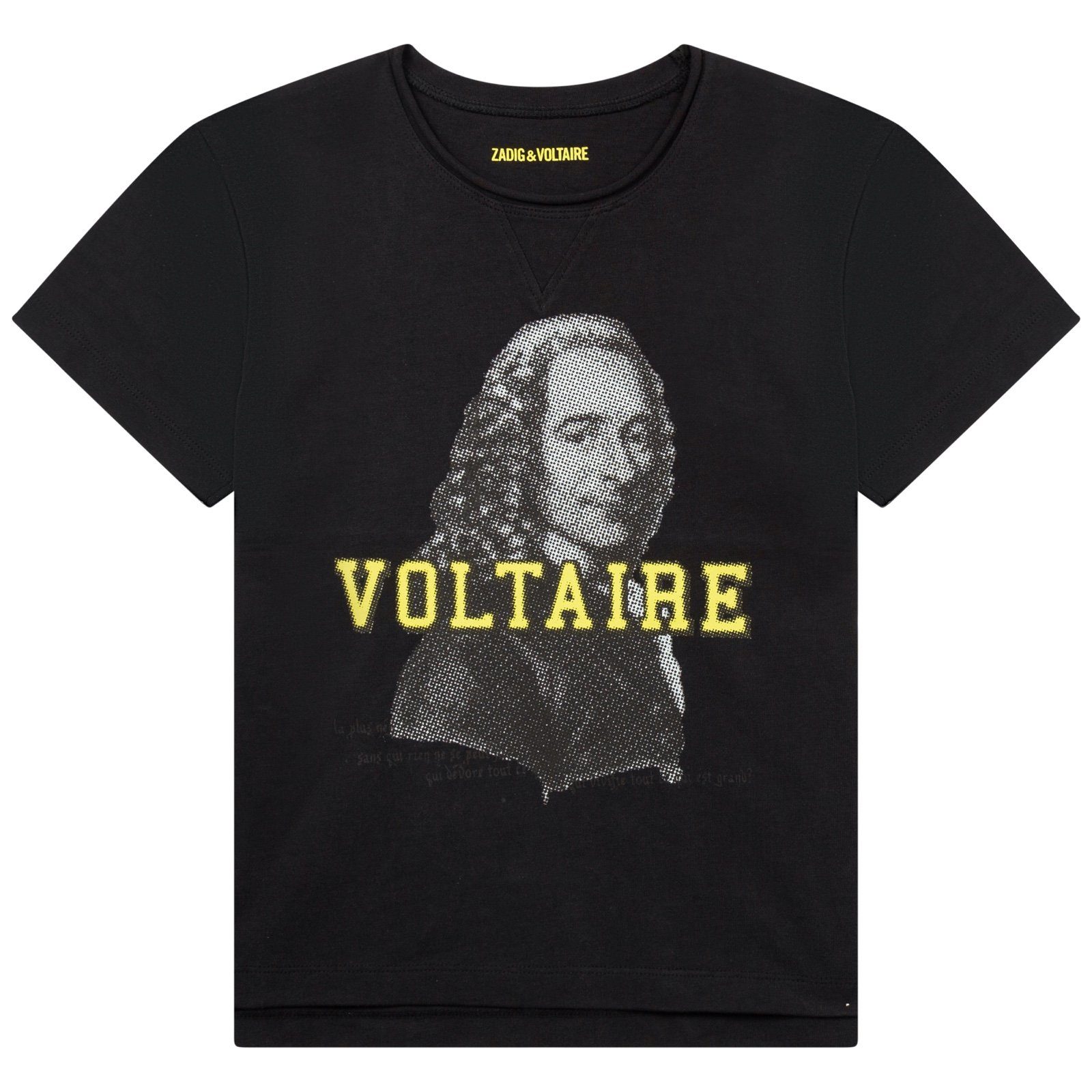 ZADIG & VOLTAIRE T-Shirt Zadig & Voltaire T-Shirt in dunkelgrau mit Pop-Art Print