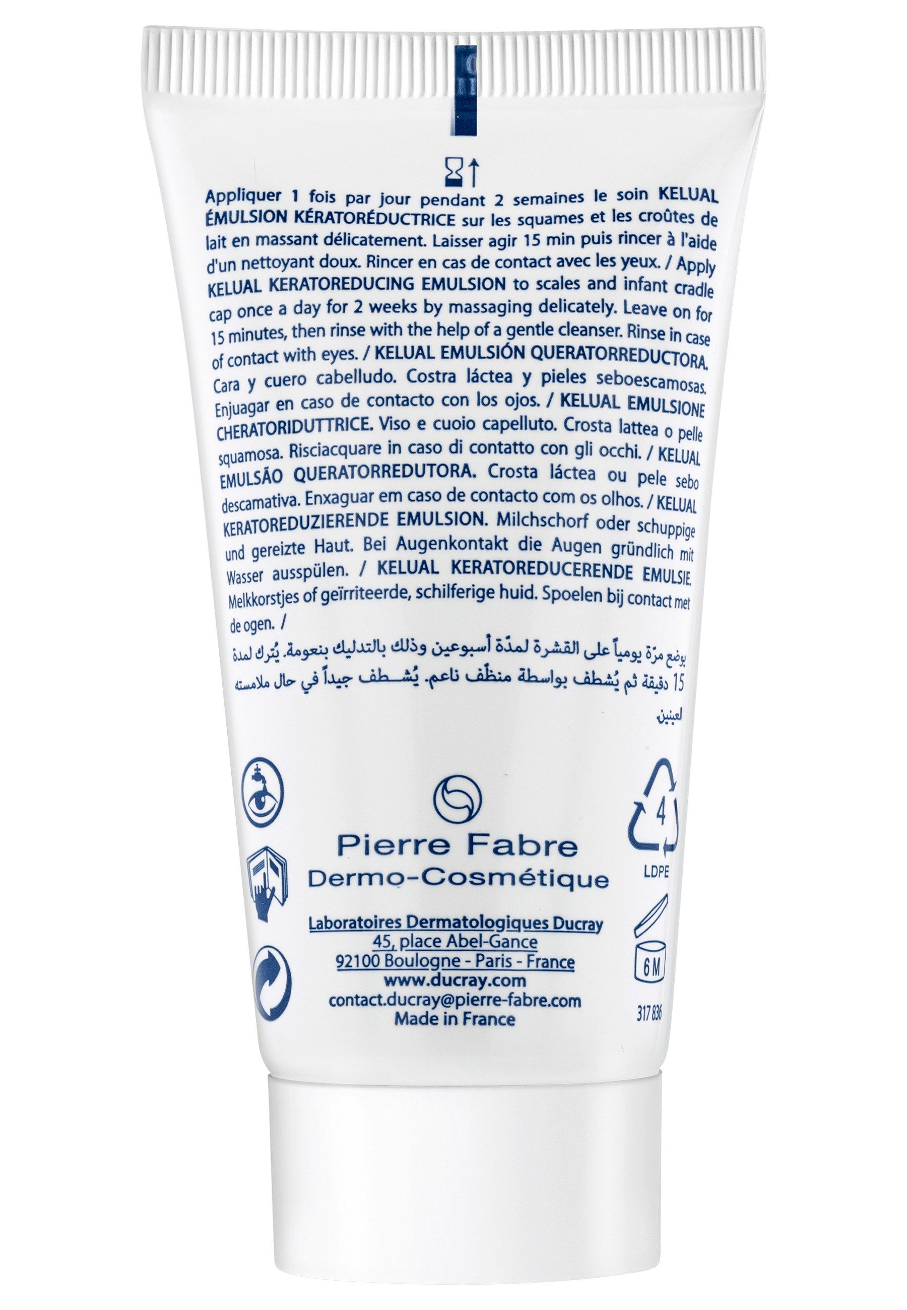 Ducray Kopfhaut-Pflegekur KELUAL Emulsion, 1-tlg., -, sanfte Pflege zur Entfernung von Milchschorf