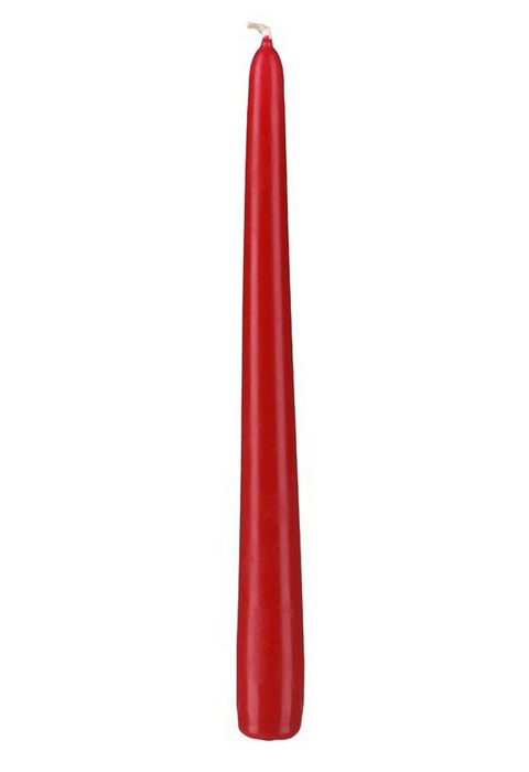Wiedemann Kerzen Spitzkerze Konische Kerzen (Spitzkerzen) Rot 250 x 25 mm 50