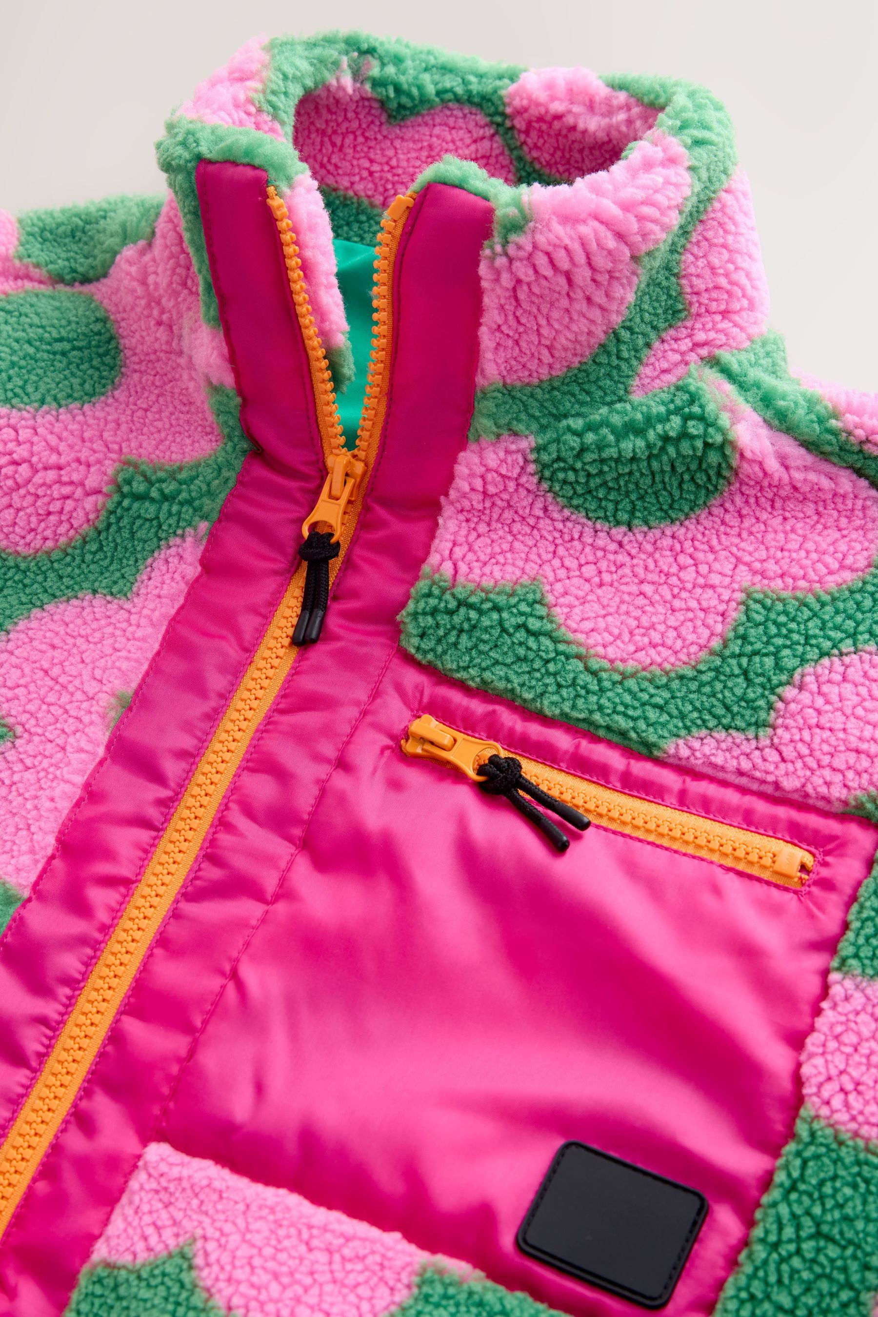 Next Fleecejacke Borgjacke mit Reißverschluss (1-St)