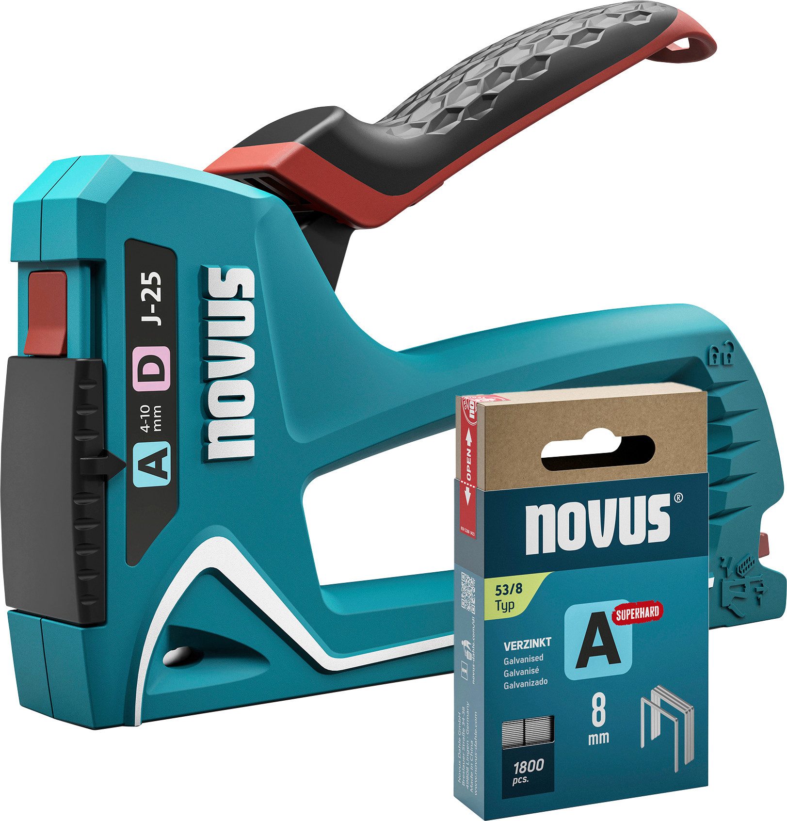 NOVUS Nagler Novus Tools J-25 030-0459 Handtacker Klammerntyp Typ 53, Typ 53F, Typ