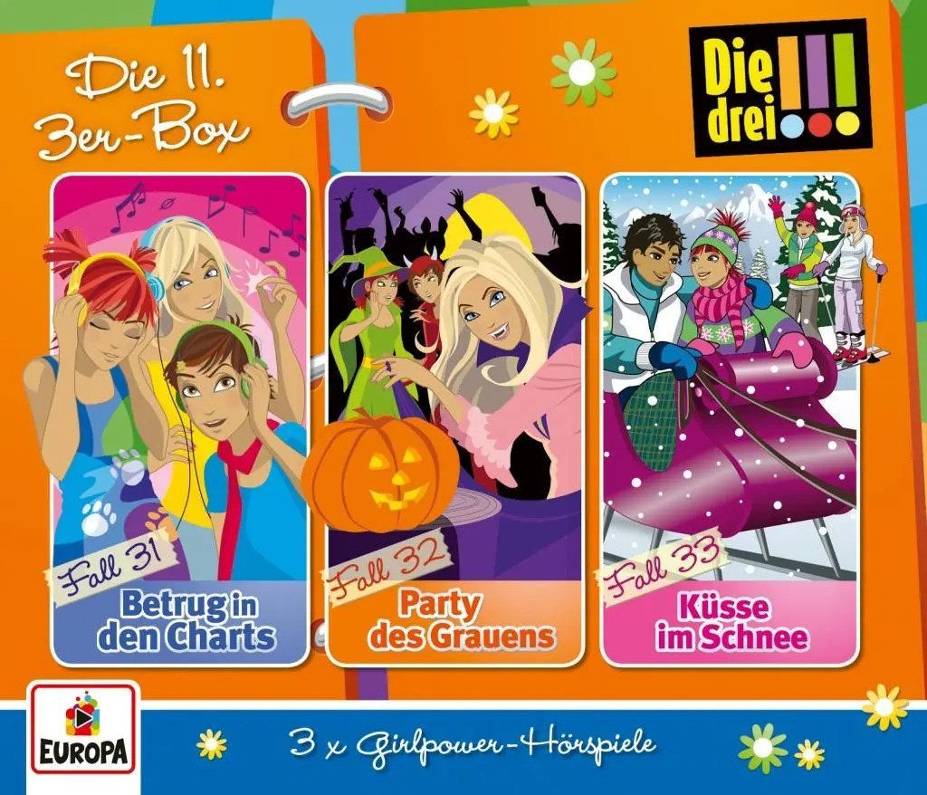 Hörspiel Die drei !!! 3er Box - Folgen 31-33