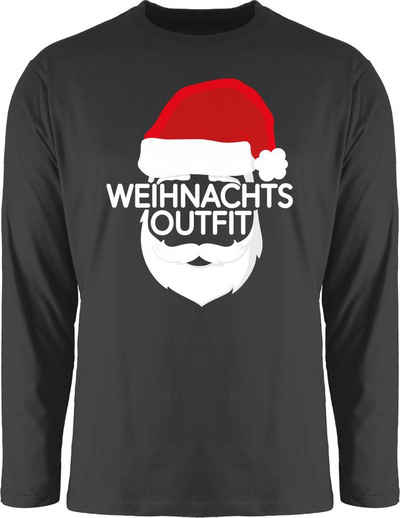 Shirtracer Rundhalsshirt Weihnachtsoutfit mit Weihnachtsmütze Weihachten Kleidung