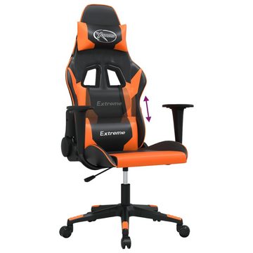 vidaXL Bürostuhl Gaming-Stuhl Schwarz und Orange Kunstleder