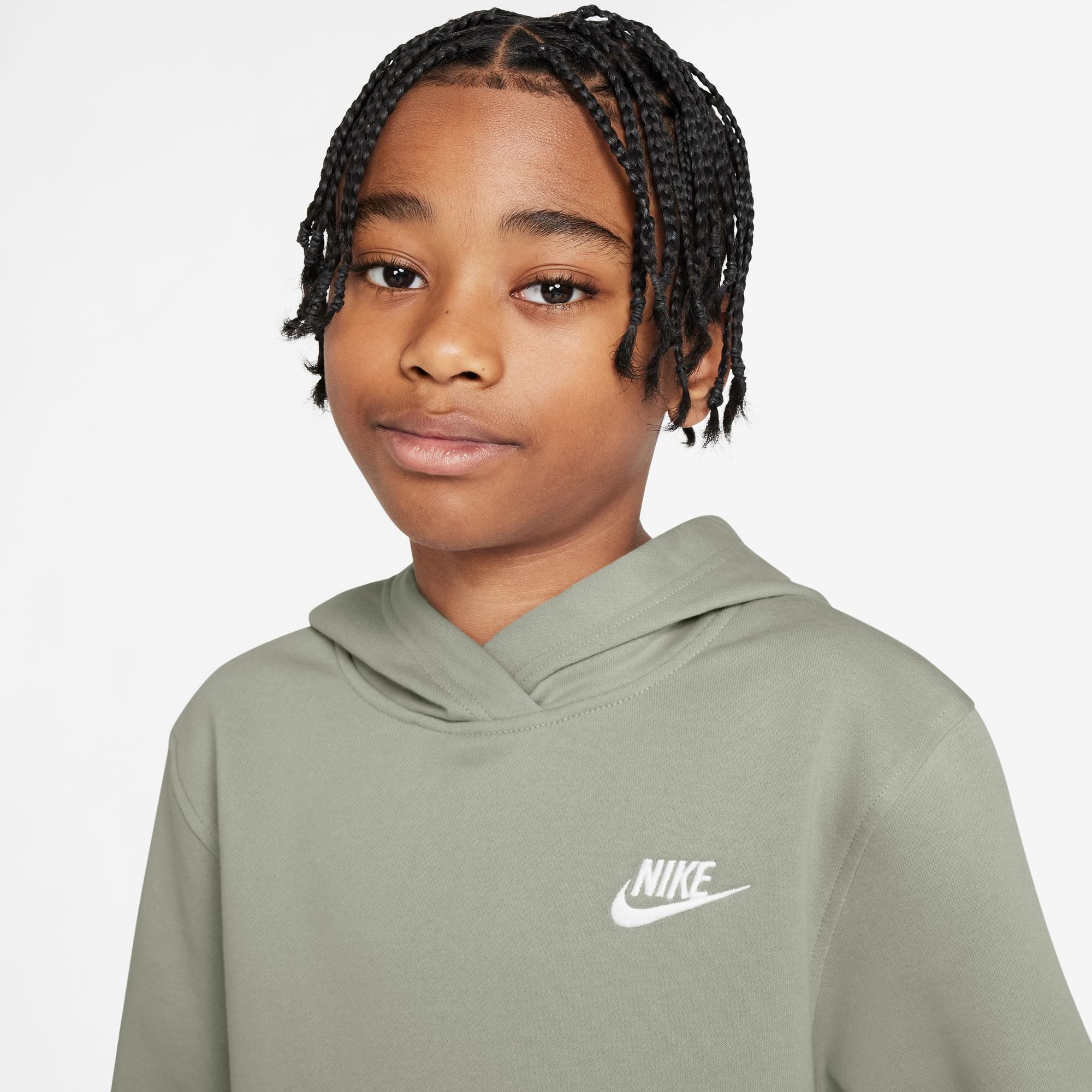 Nike Sportswear Kapuzensweatshirt K NSW CLUB FLC HDY LBR für Jugendliche, mit Kängurutasche, aus Baumwollmischung