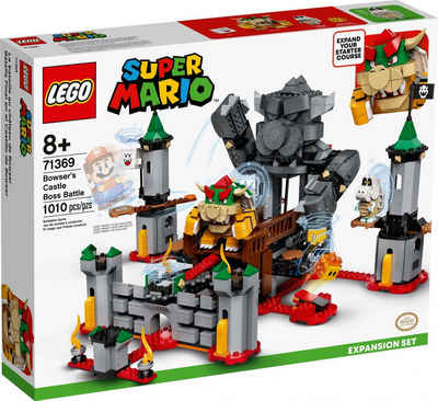 LEGO® Konstruktionsspielsteine LEGO Super Mario™ - Bowsers Festung – Erweiterungs, (1010 St)