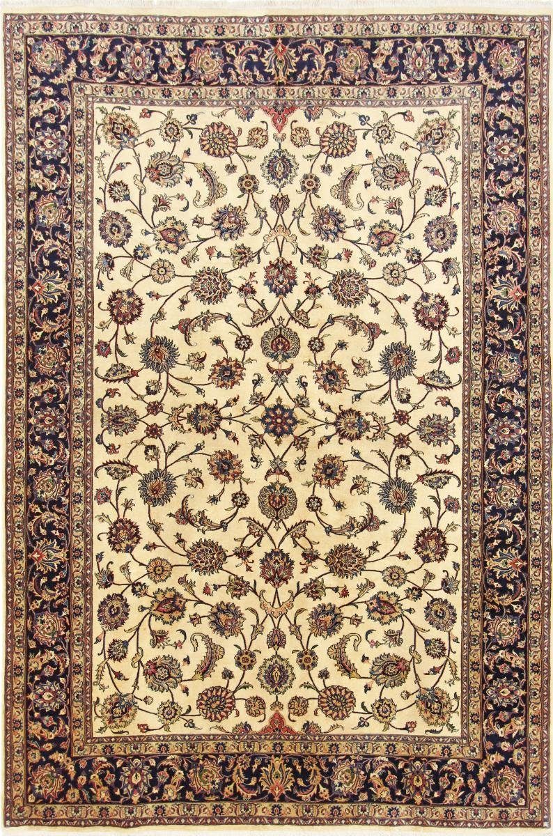 Orientteppich Mashhad Sherkat 199x301 Handgeknüpfter Orientteppich / Perserteppich, Nain Trading, rechteckig, Höhe: 12 mm