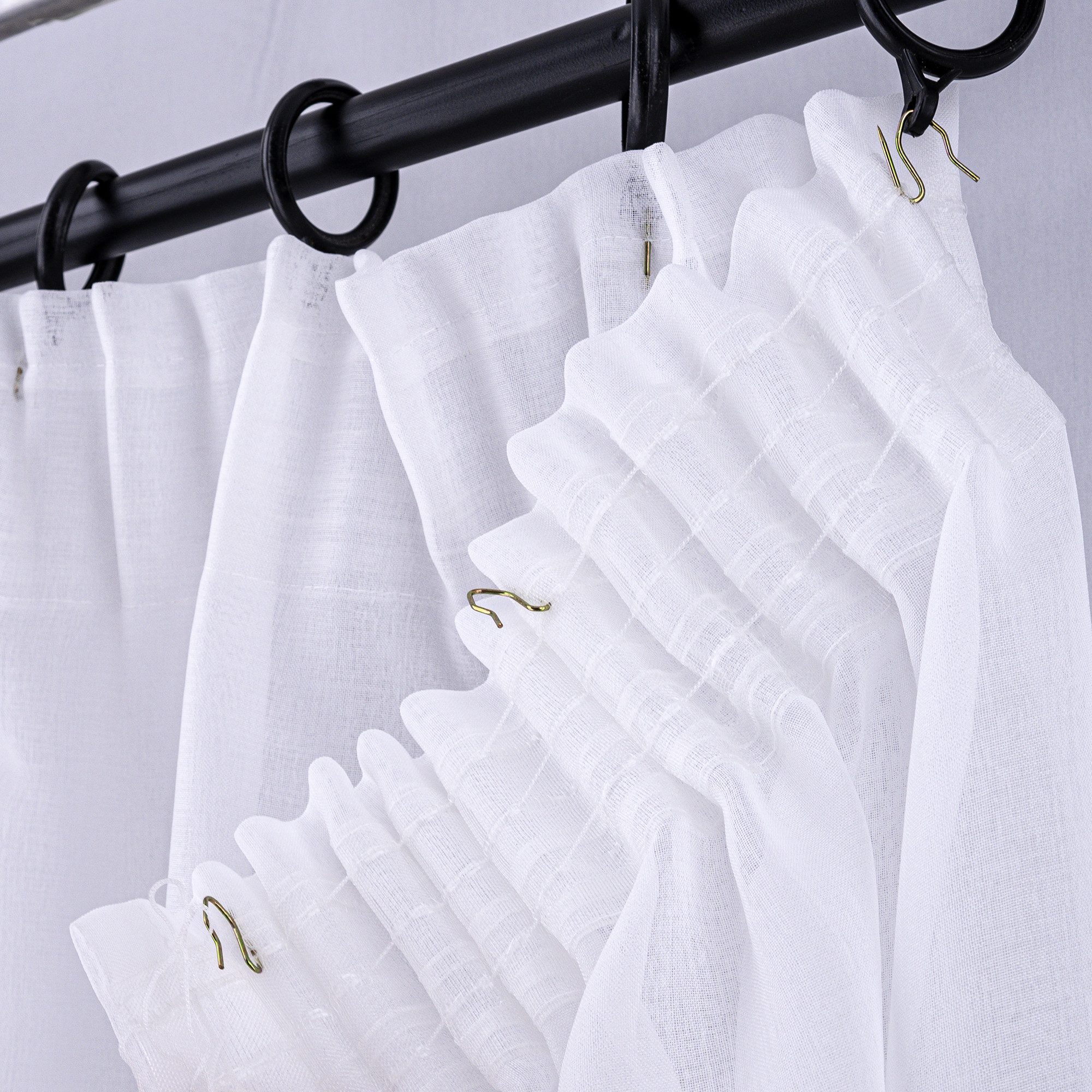 Brilliant Gardine / Transparent / Kräuselband / 140x245cm / #5040, Store günstig online kaufen