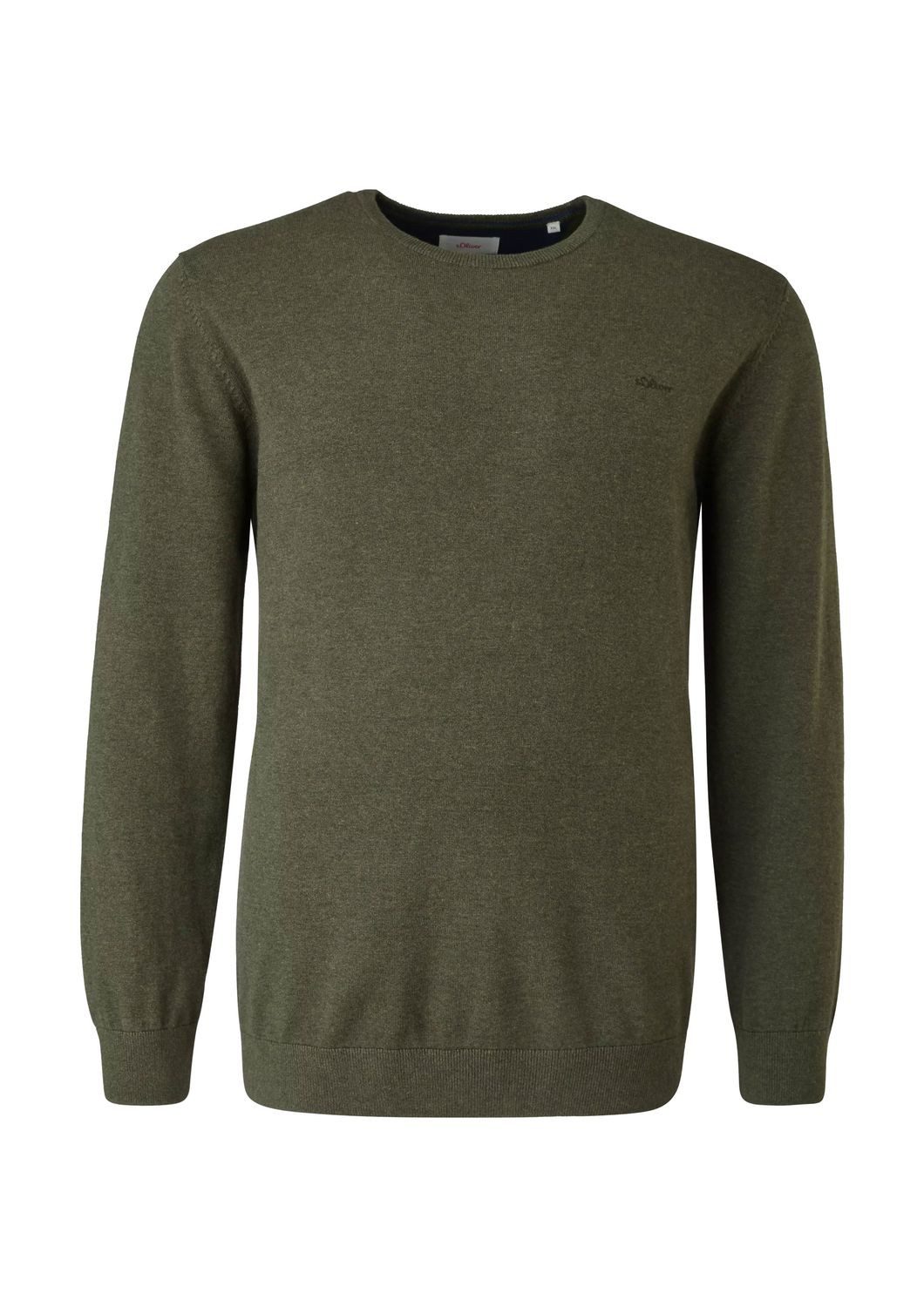 s.Oliver Feinstrickpullover aus Baumwolle günstig online kaufen