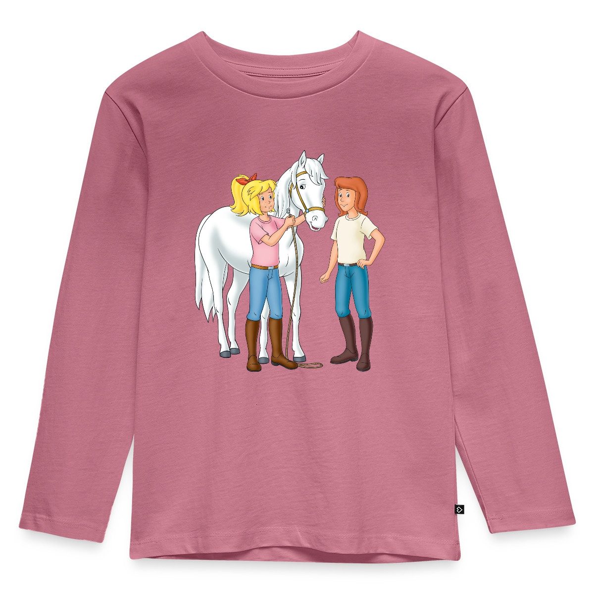 T-Shirt Bibi Und Tina Kümmern Sich Um Sabrina Kinder Premium Langarmshirt