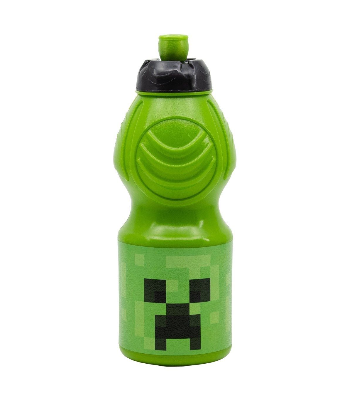 Minecraft Trinkflasche Kindertrinkflasche 400 ml mit Tropfschutz Deckel