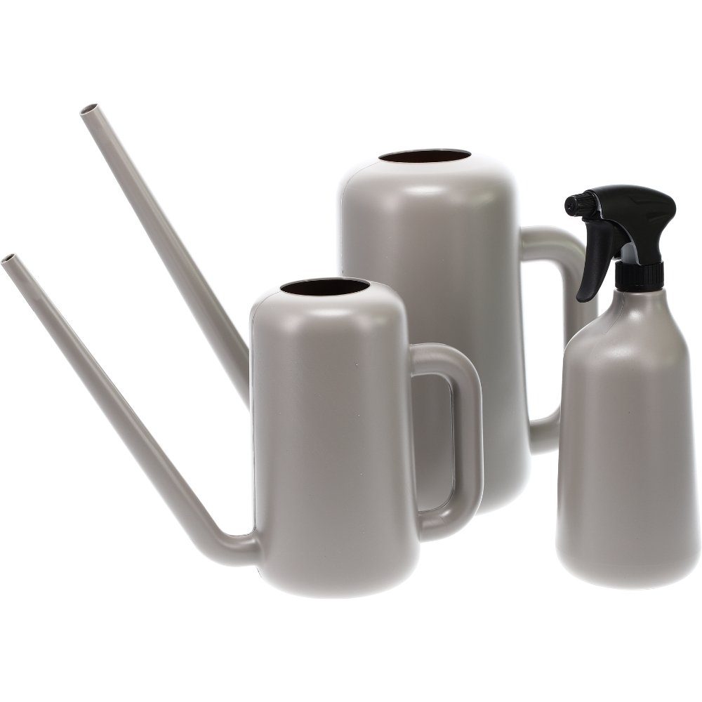 Gießkanne Gießkannen + Pflanzensprüher Set Zimmerpflanzen Design Blumensprüher