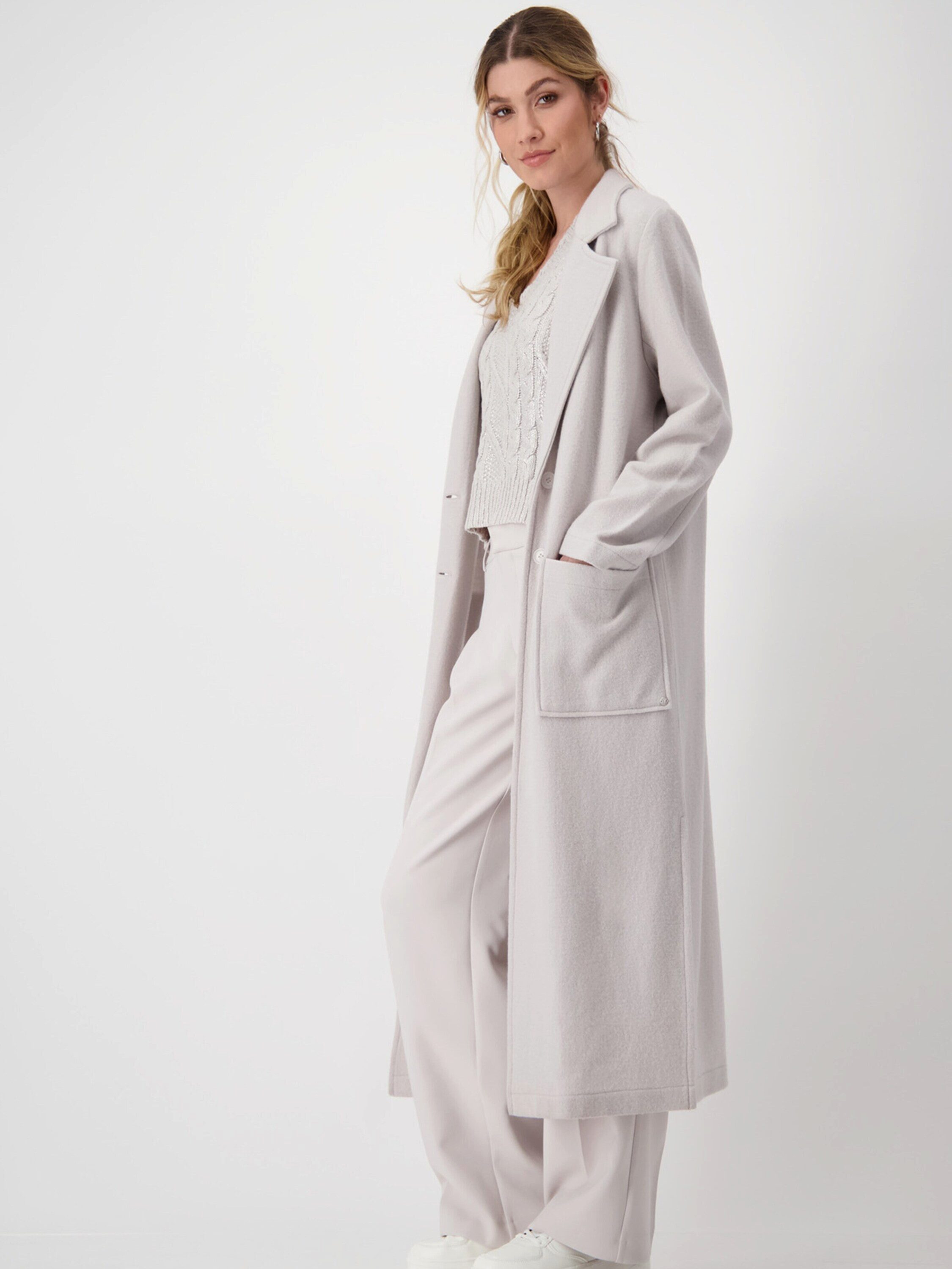 Monari Strickjacke (1-tlg) Weiteres Detail, Strukturierter Griff