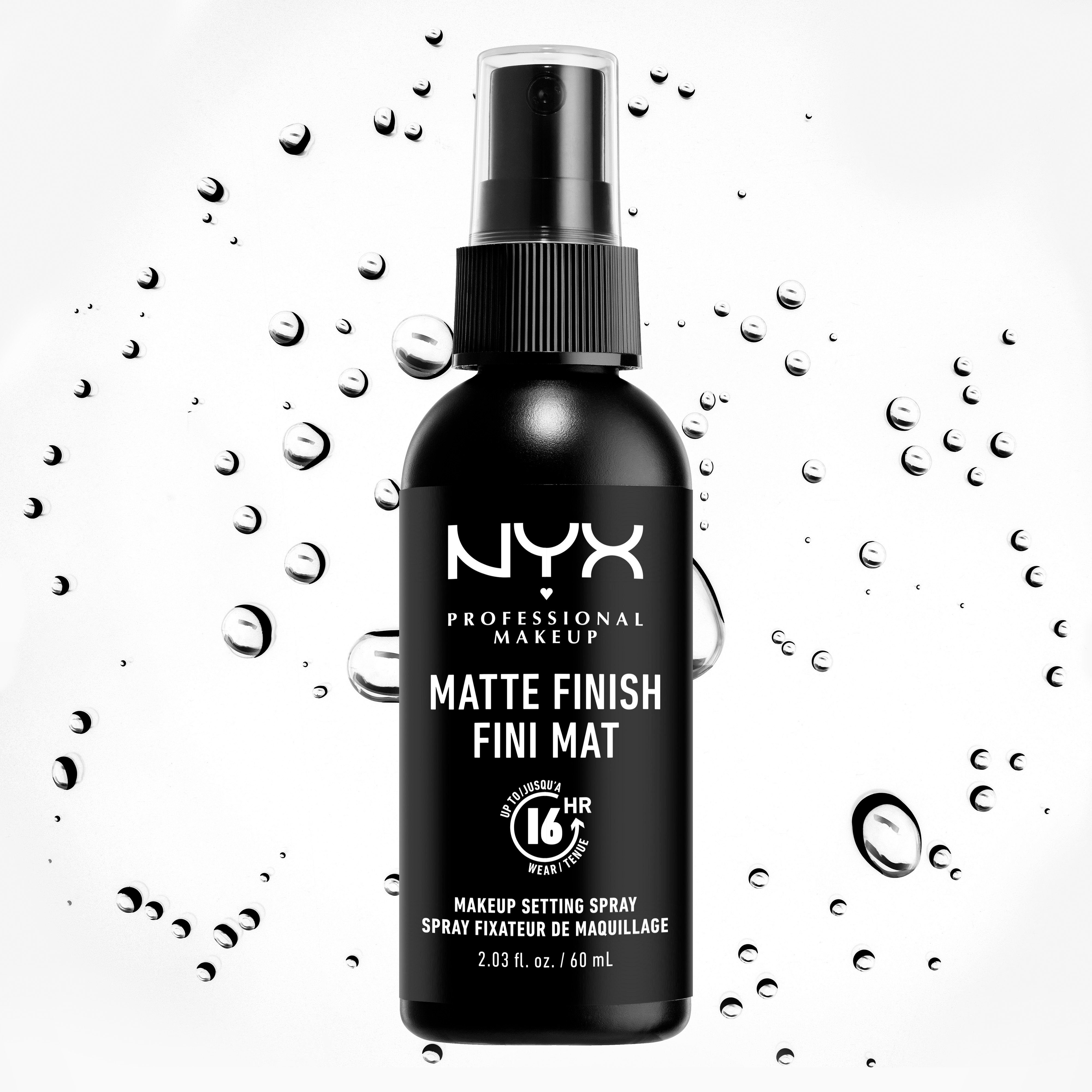 NYX PROFESSIONAL MAKEUP Primer MAKE UP SETTING SPRAY, leicht, fixiert das Make-Up, geeignet für jeden Hauttypen.