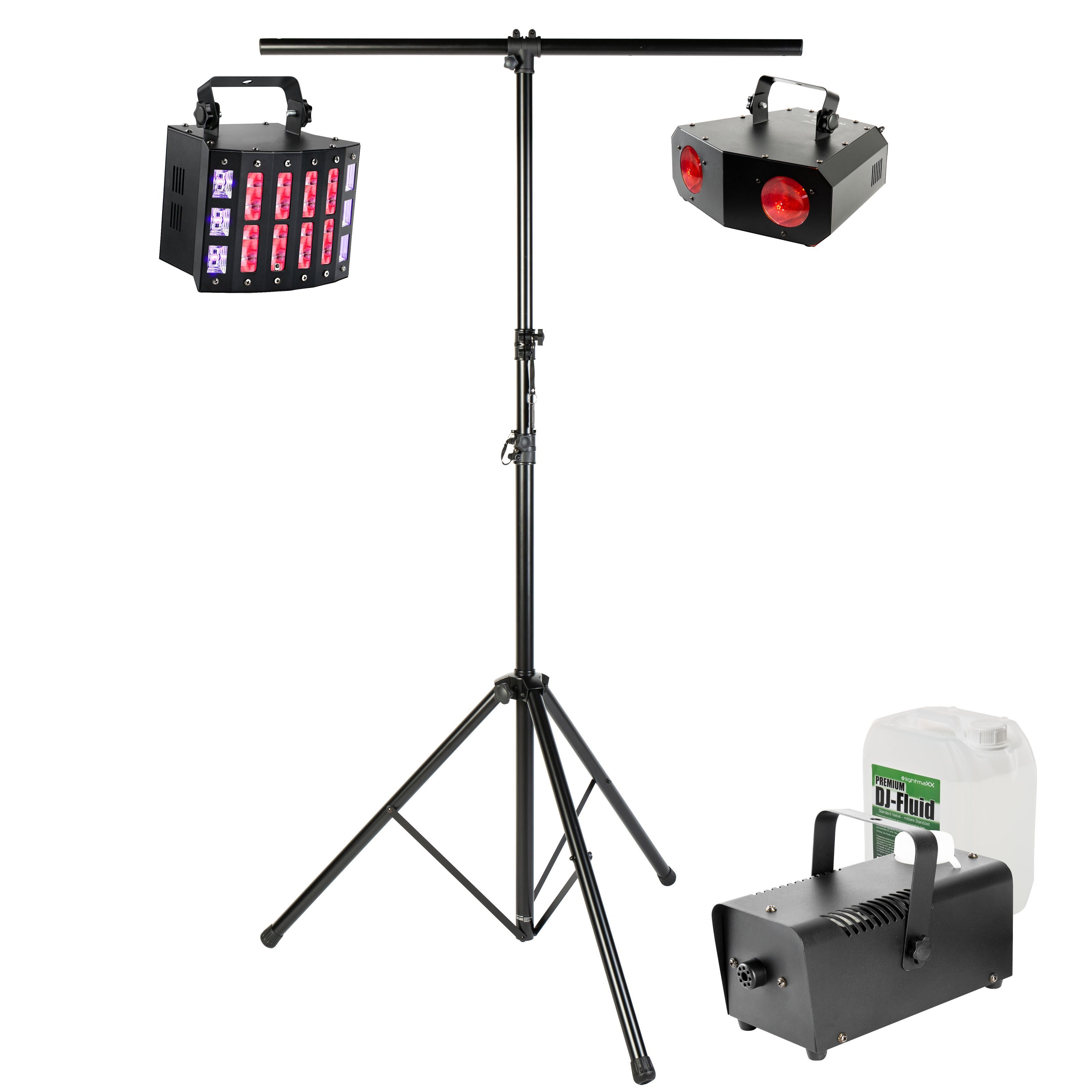 lightmaXX LED Scheinwerfer, Party Light 4 Set, LED Scheinwerfer, DMX